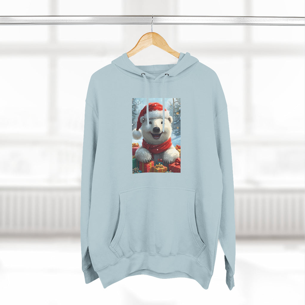 Cozy Winter Hoodie, Festive Fleece Sweatshirt with Cute Holiday Design, Perfect for Christmas Gifts, Casual Winter Wear, Dog Lover Apparel