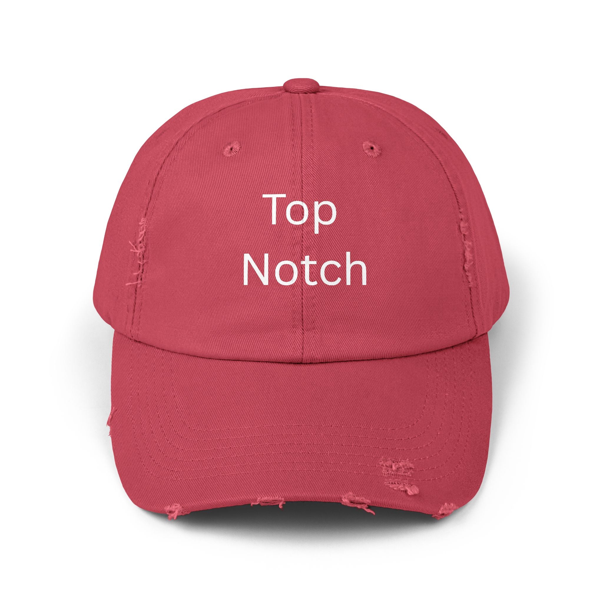 Top Notch Stylish Distressed Cap for Everyday Wear, Cool Casual Accessory, Perfect Gift, Trendy Hat, Top Notch Cap