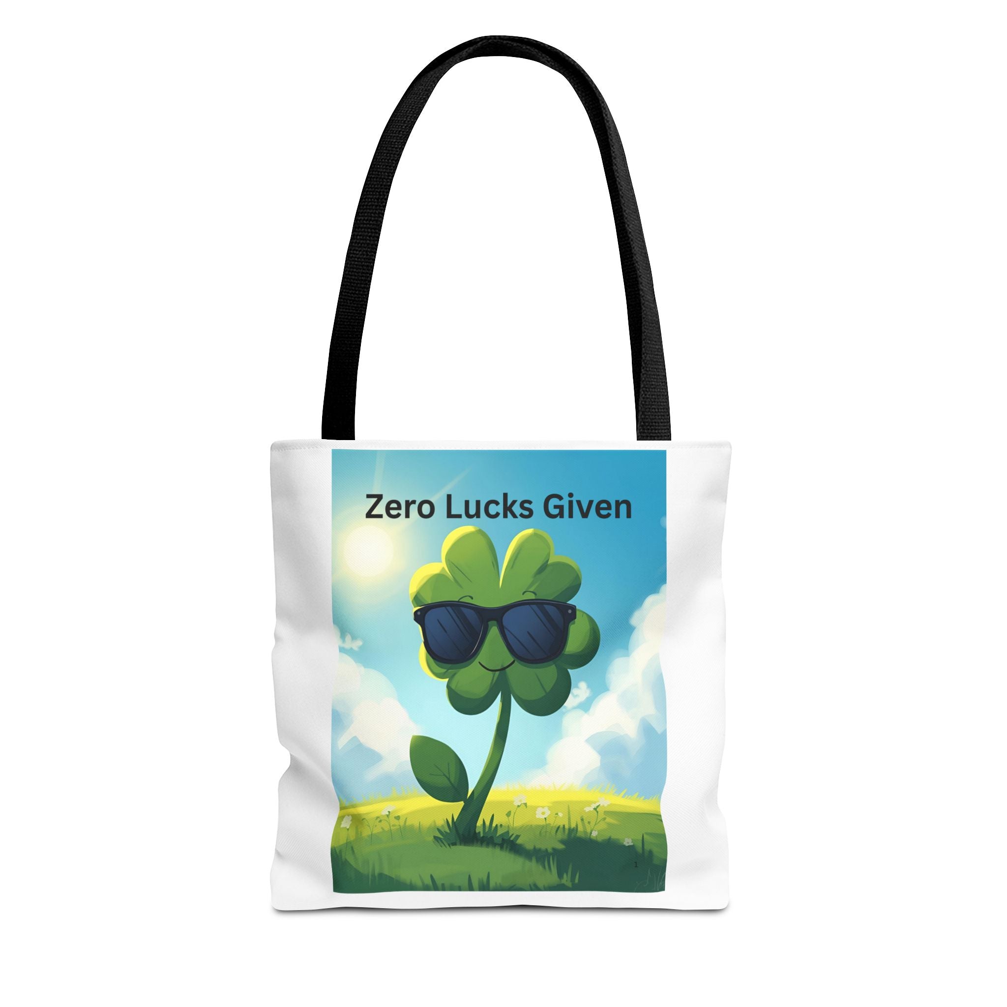 Zero Lucks Given Playful St. Patrick's Day Tote Bag, Fun Canvas Bag for Shoppers, Zero Lucks Given Bag, Gift for Friends, Travel Bag, Everyday Use