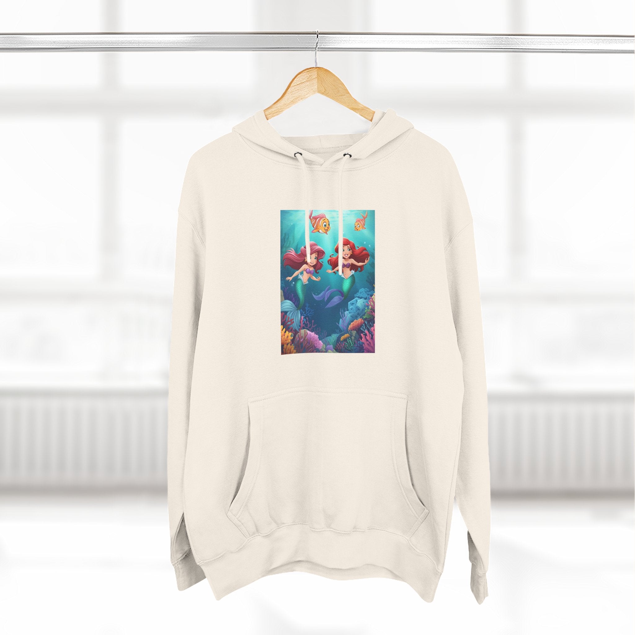 Mermaid Three-Panel Fleece Hoodie