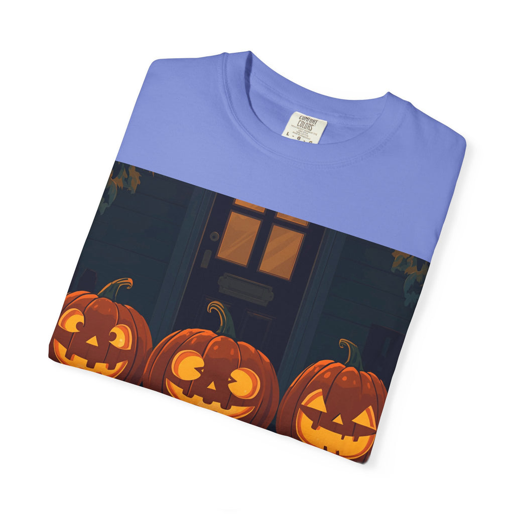 Happy Halloween Pumpkin Unisex T-shirt, Spooky Season Tee, Fall Festival Shirt, Pumpkin Graphic Top, Halloween Gift for Him/Her