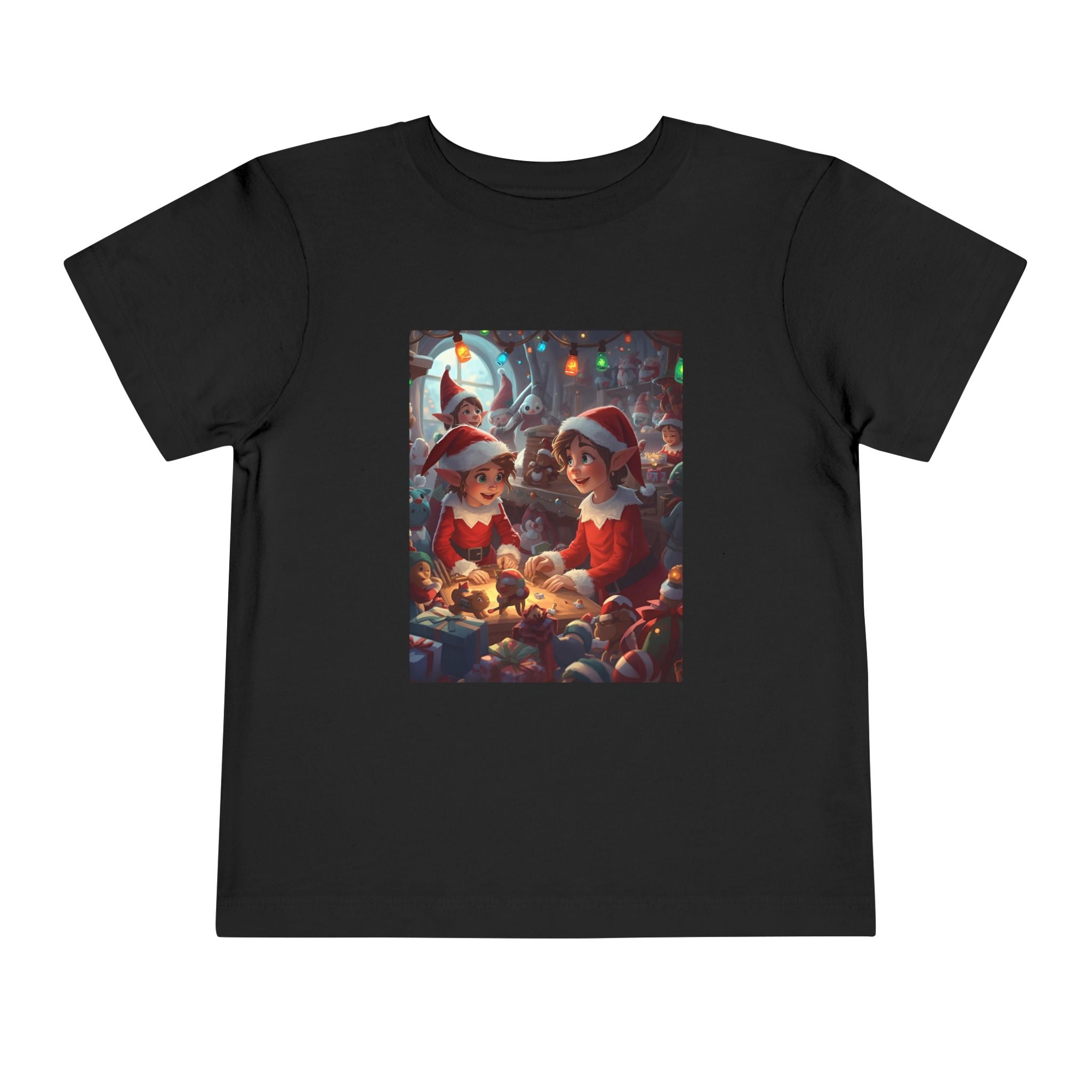 Christmas Toddler Tee, Cute Holiday Shirt, Elf Design, Kids Christmas Outfit, Fun Xmas Gift, Toddler Apparel