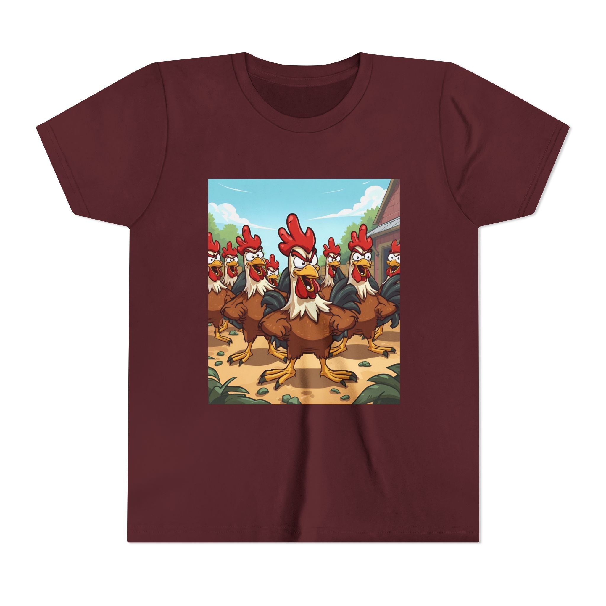 Chicken Funny Youth Short Sleeve Tee