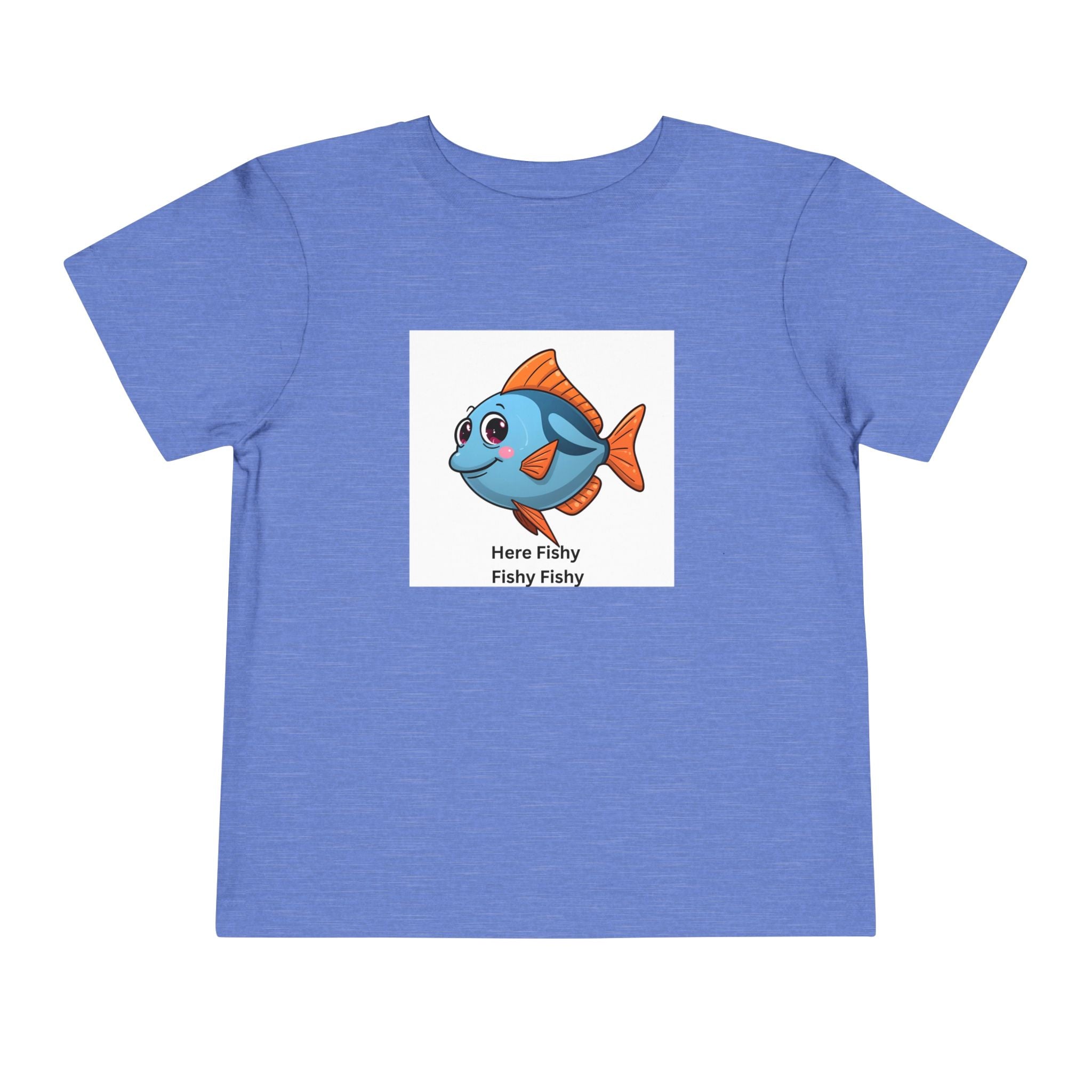 Here Fishy Fishy Fishy Toddler Short Sleeve Tee