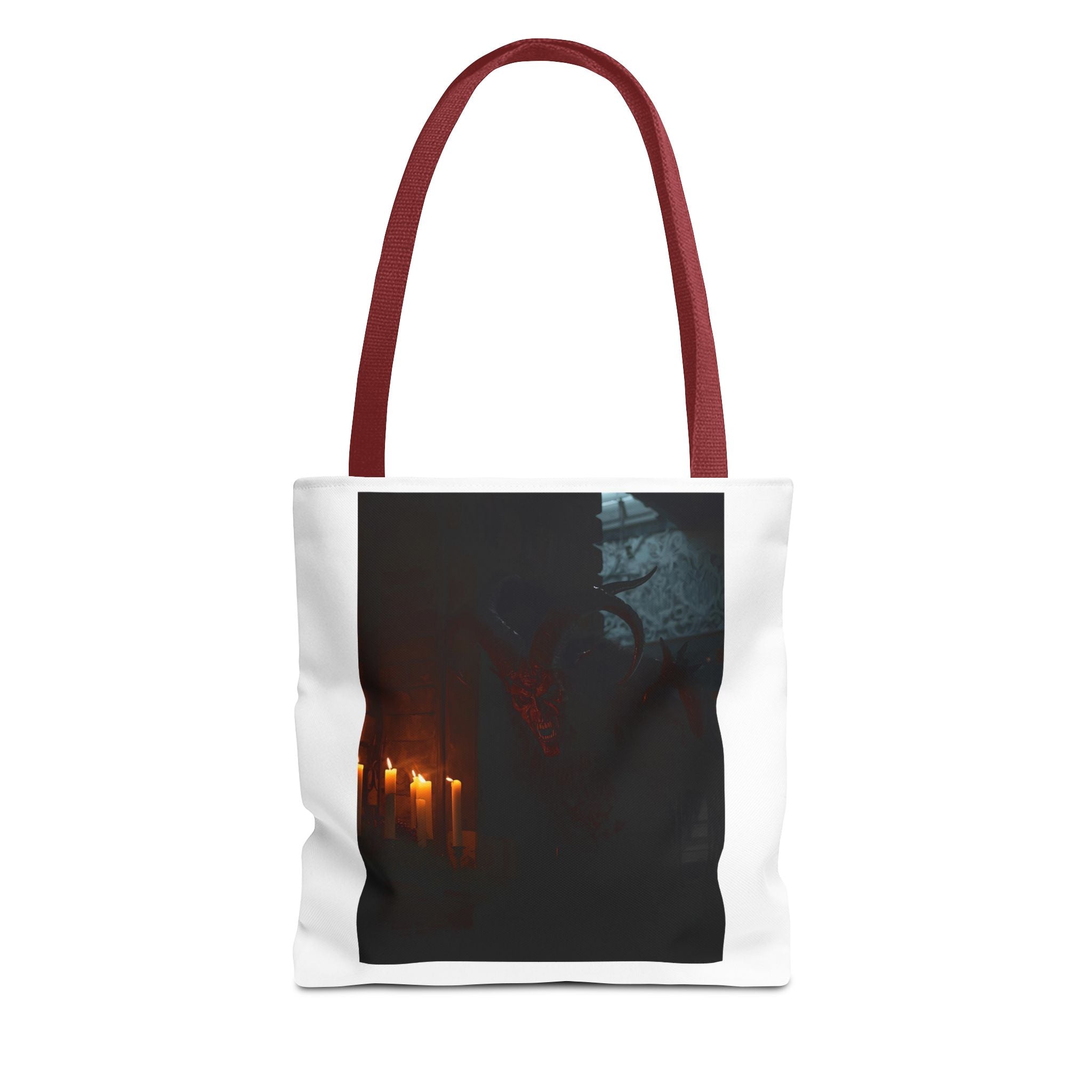 Spooky Halloween Pumpkin Shadow Tote Bag (AOP)