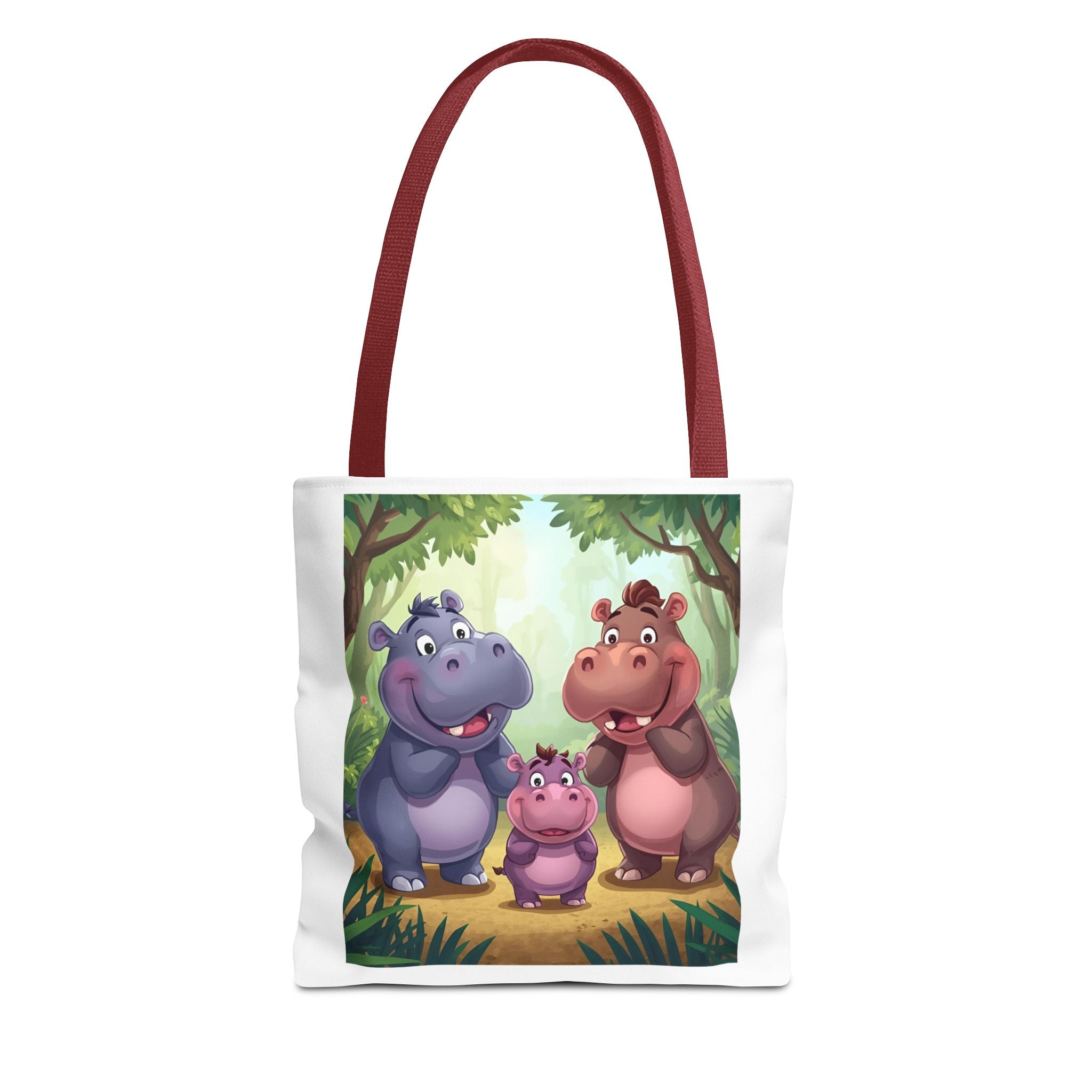 Hippo Cute Tote Bag (AOP)