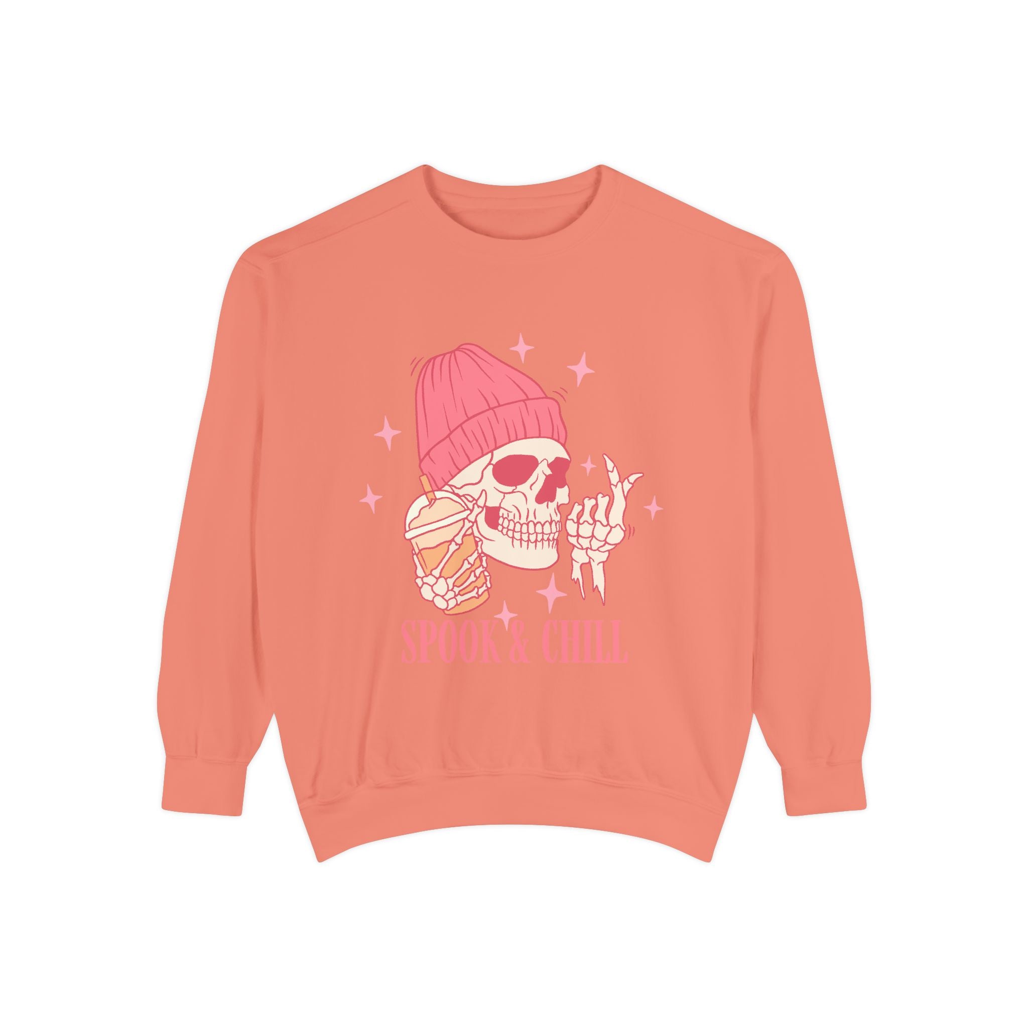 Spook & Chill Unisex Garment-Dyed Sweatshirt