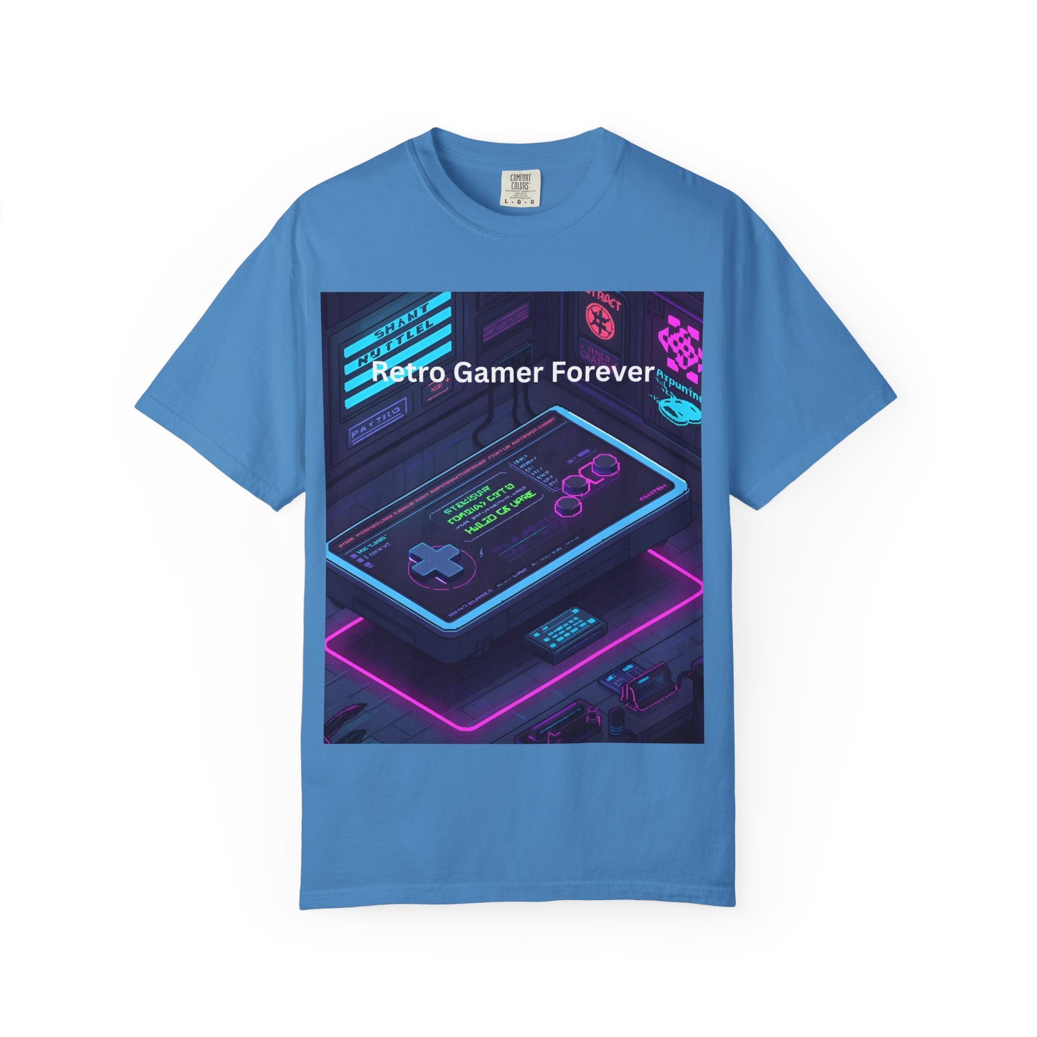 Retro Game Controller Unisex Garment-Dyed T-shirt