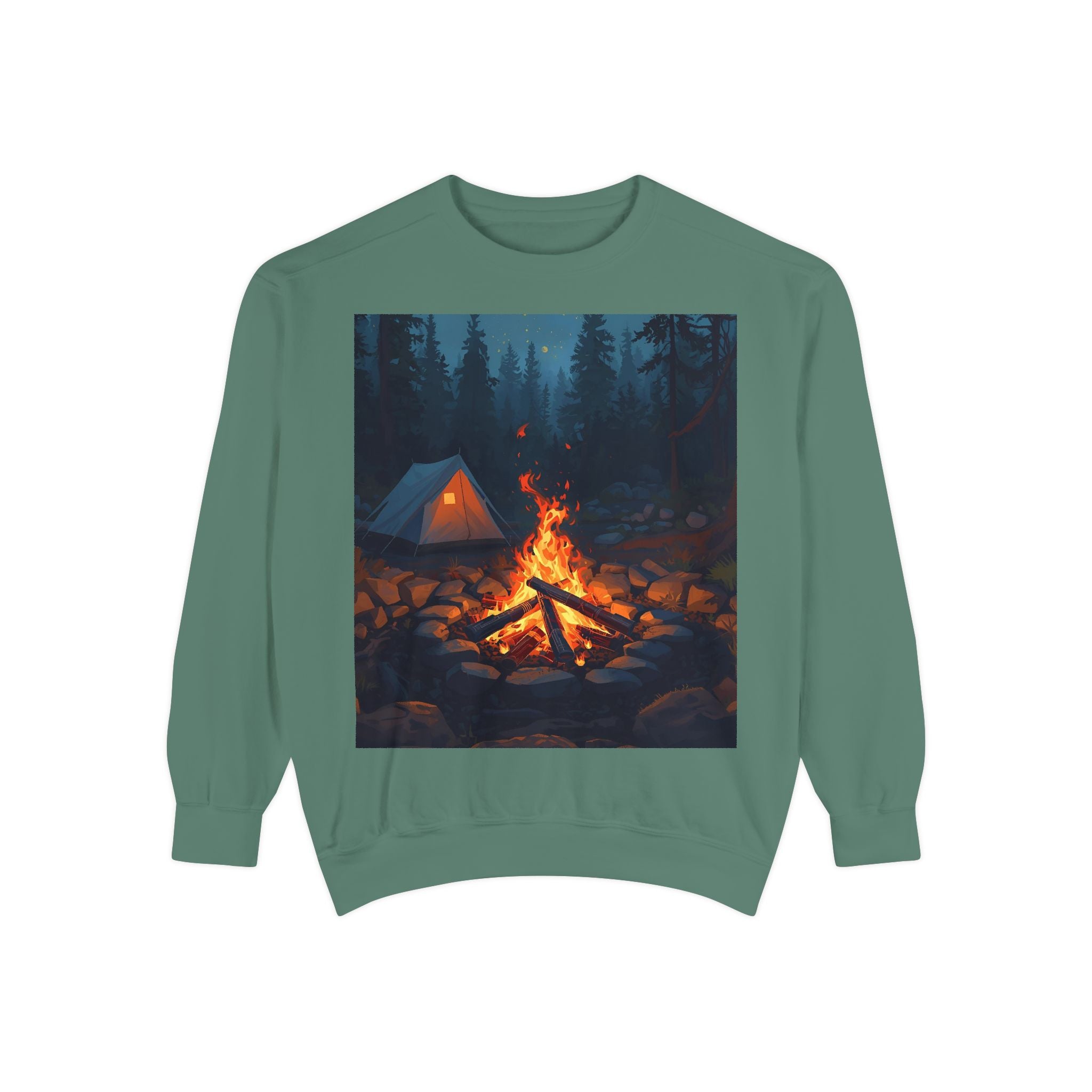 Cozy Campfire Unisex Garment-Dyed Sweatshirt