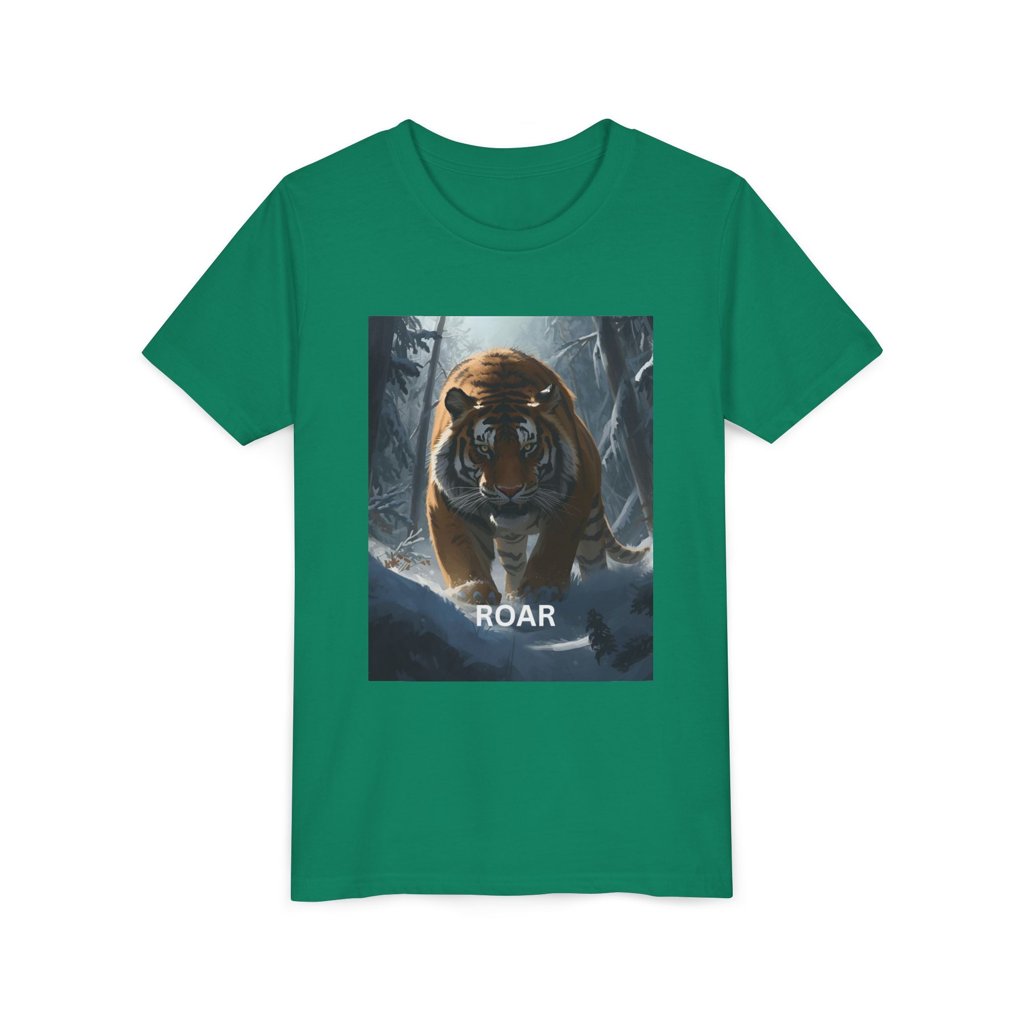 Tiger Roar Snow Youth Short Sleeve Tee