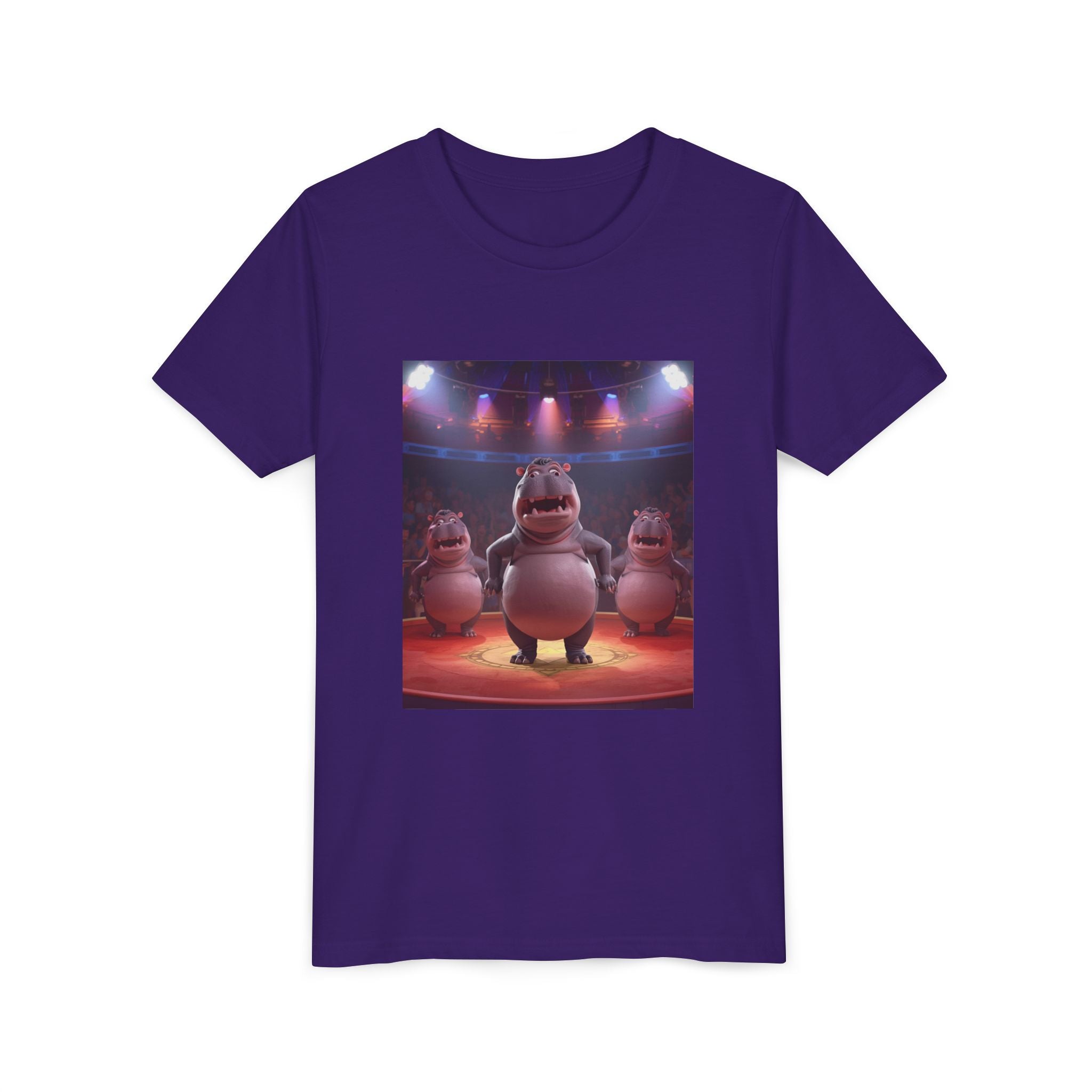 Hippo Funny Youth Short Sleeve Tee
