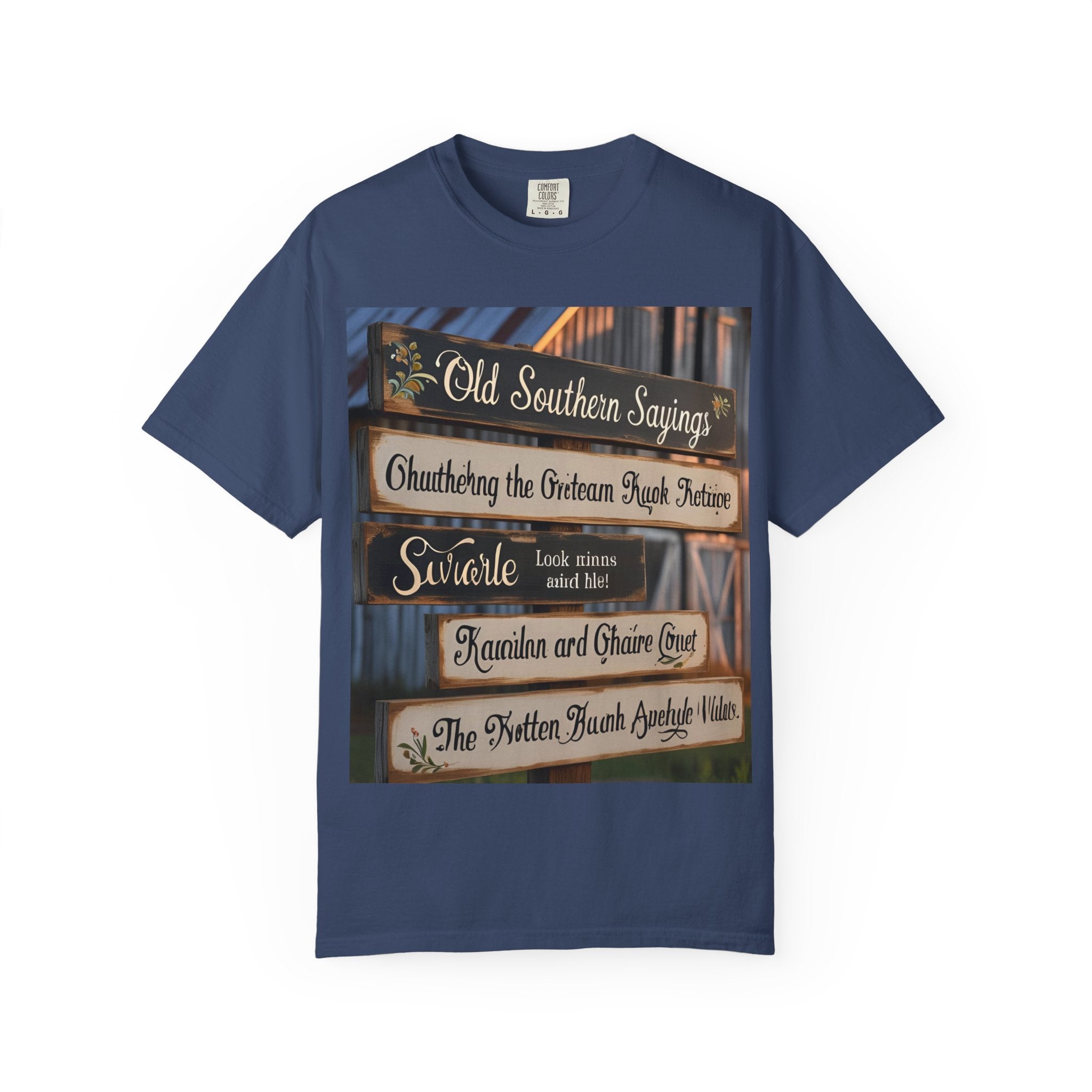Old Southern Sayings Crossing Unisex T-shirt, Southern Pride Tee, Gift for Her/Him, Casual Wear, Vintage Style Shirt, Summer Wardrobe Essential