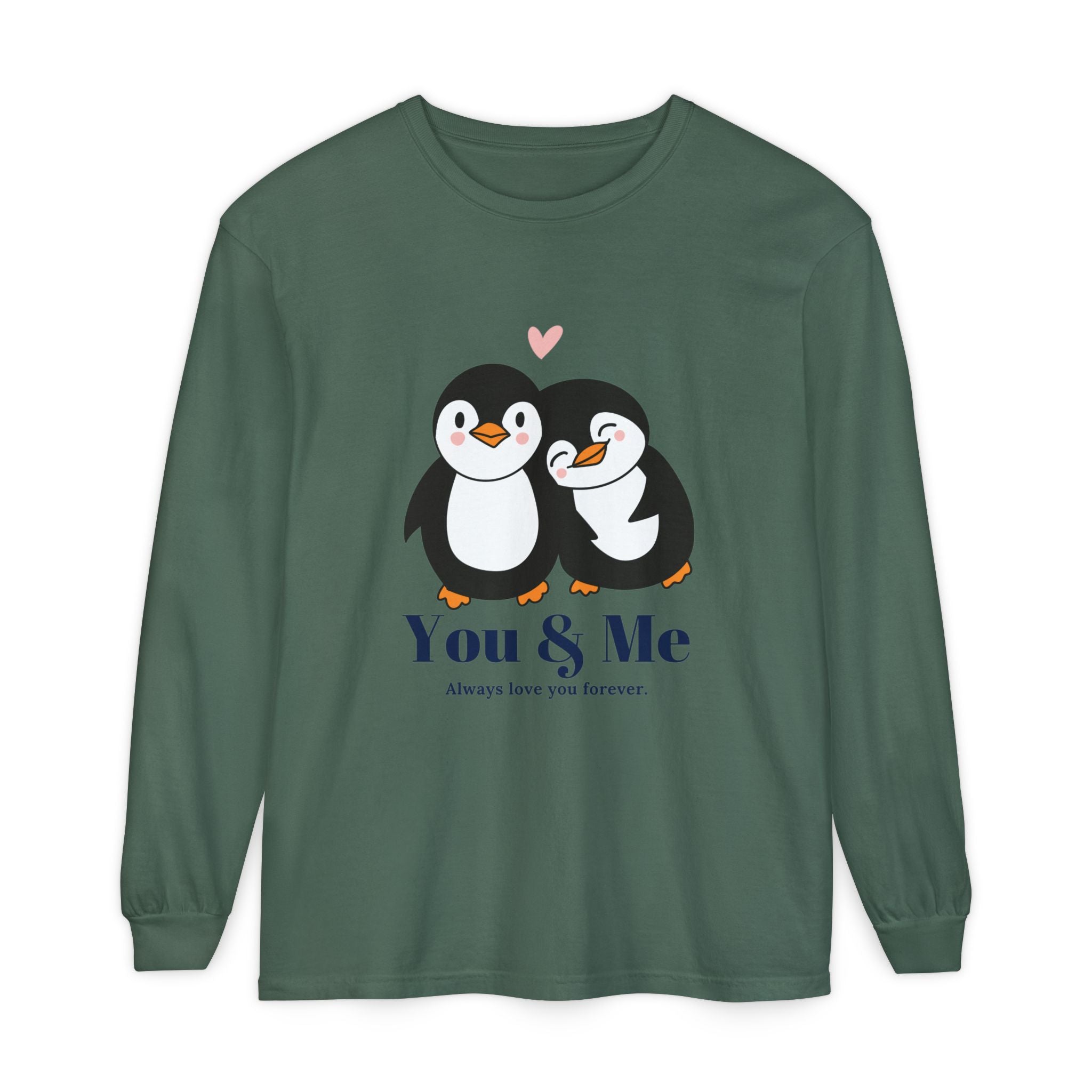 Adorable Penguin Love Long Sleeve T-Shirt | Cute Couples Gift, Valentine's Day Apparel, Matching Tees, Cozy Date Night Wear, [...]