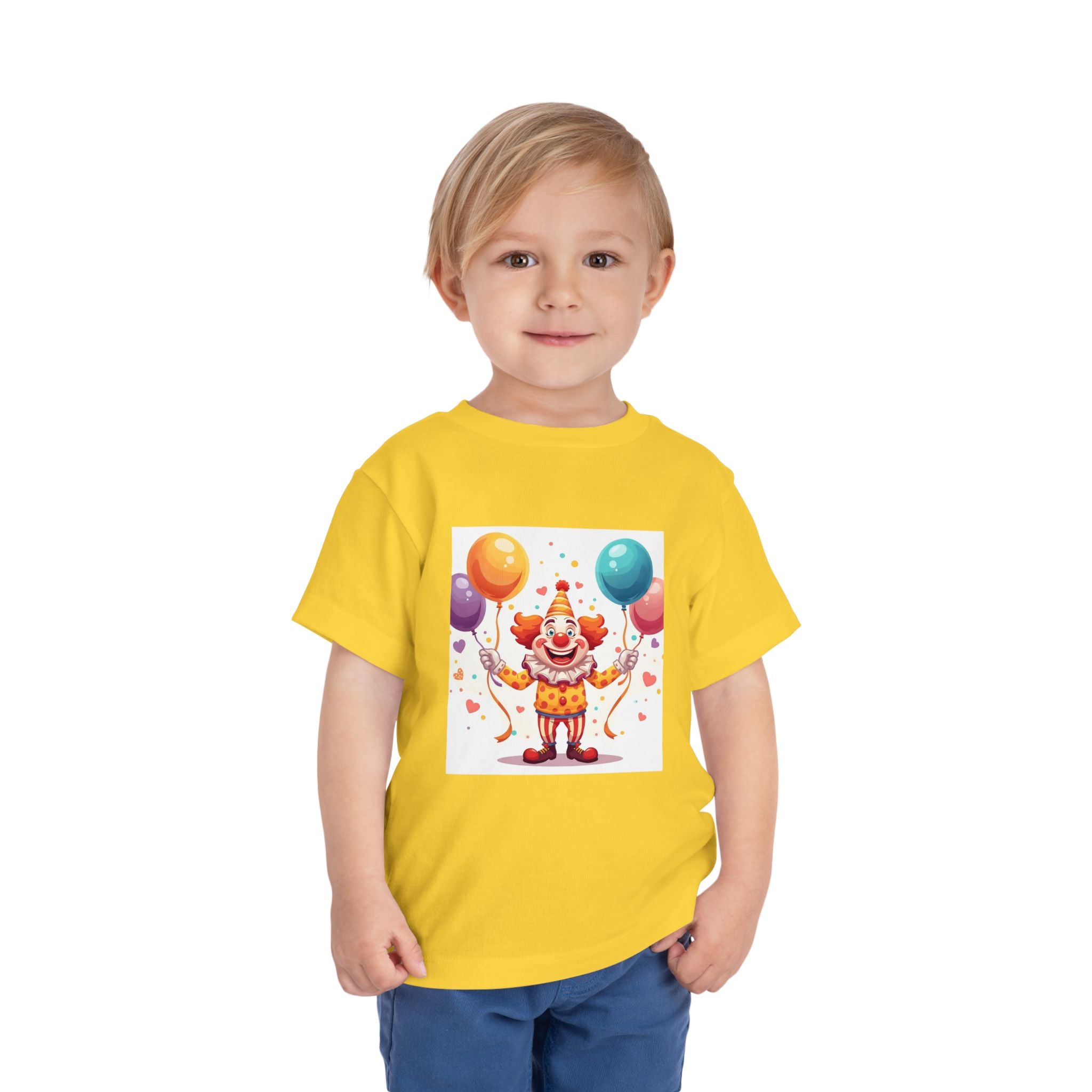 Funny Clown Toddler Short Sleeve Tee