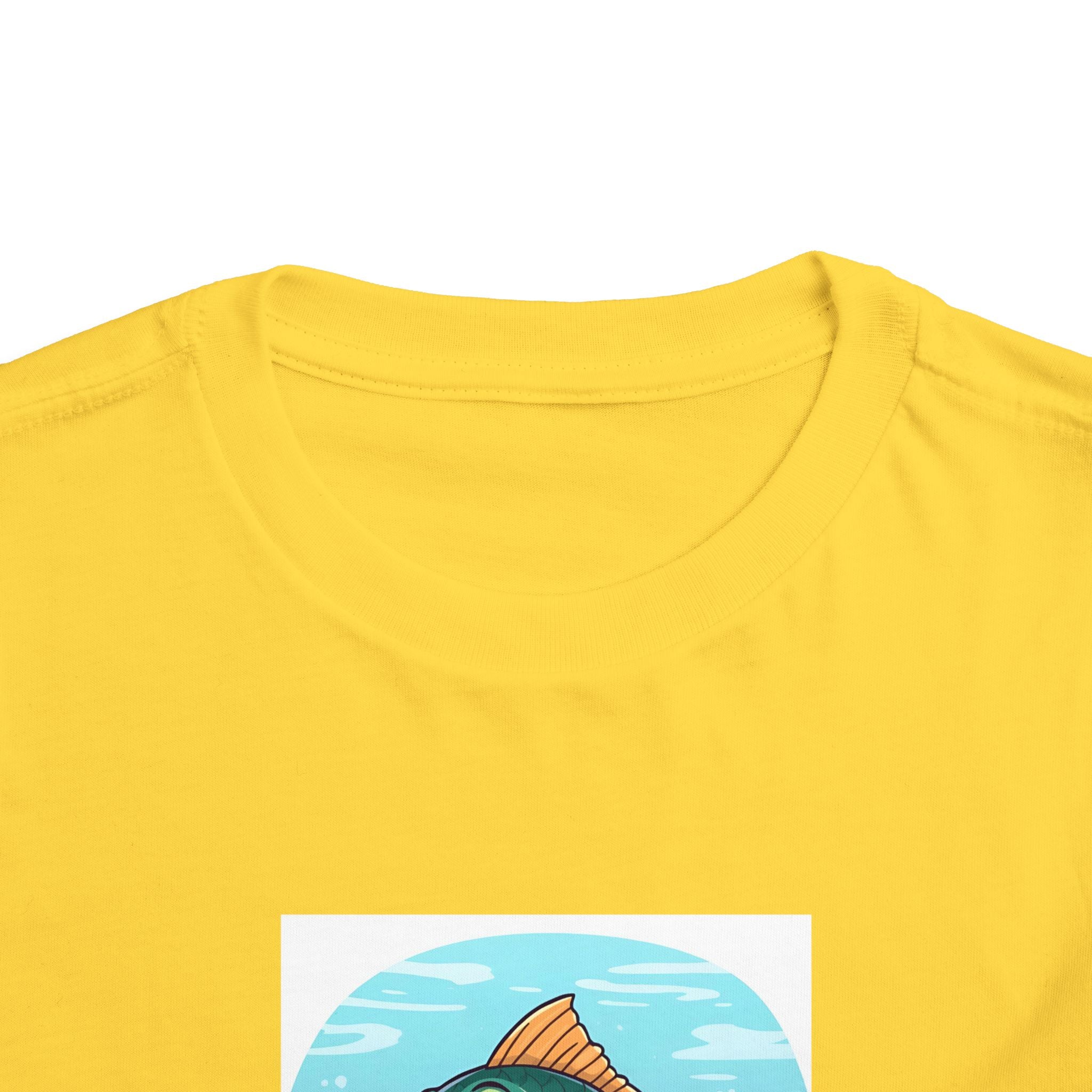 Here Fishy Fishy Fishy Toddler Short Sleeve Tee
