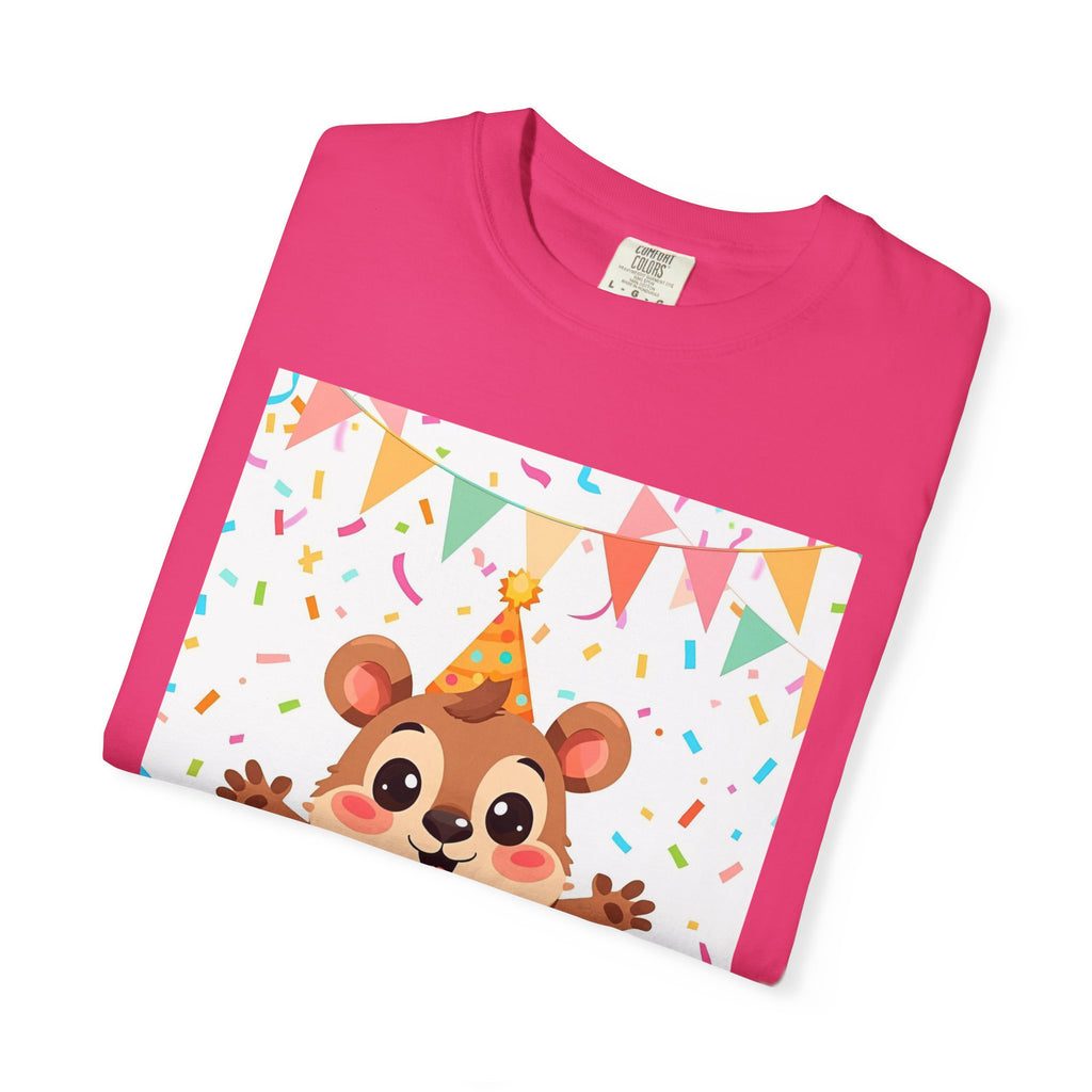 Adorable Party Animal Squirl T-Shirt - Birthday Gift, Unisex Tee, Celebration Apparel, Cute Animal Print, Fun Gift Idea