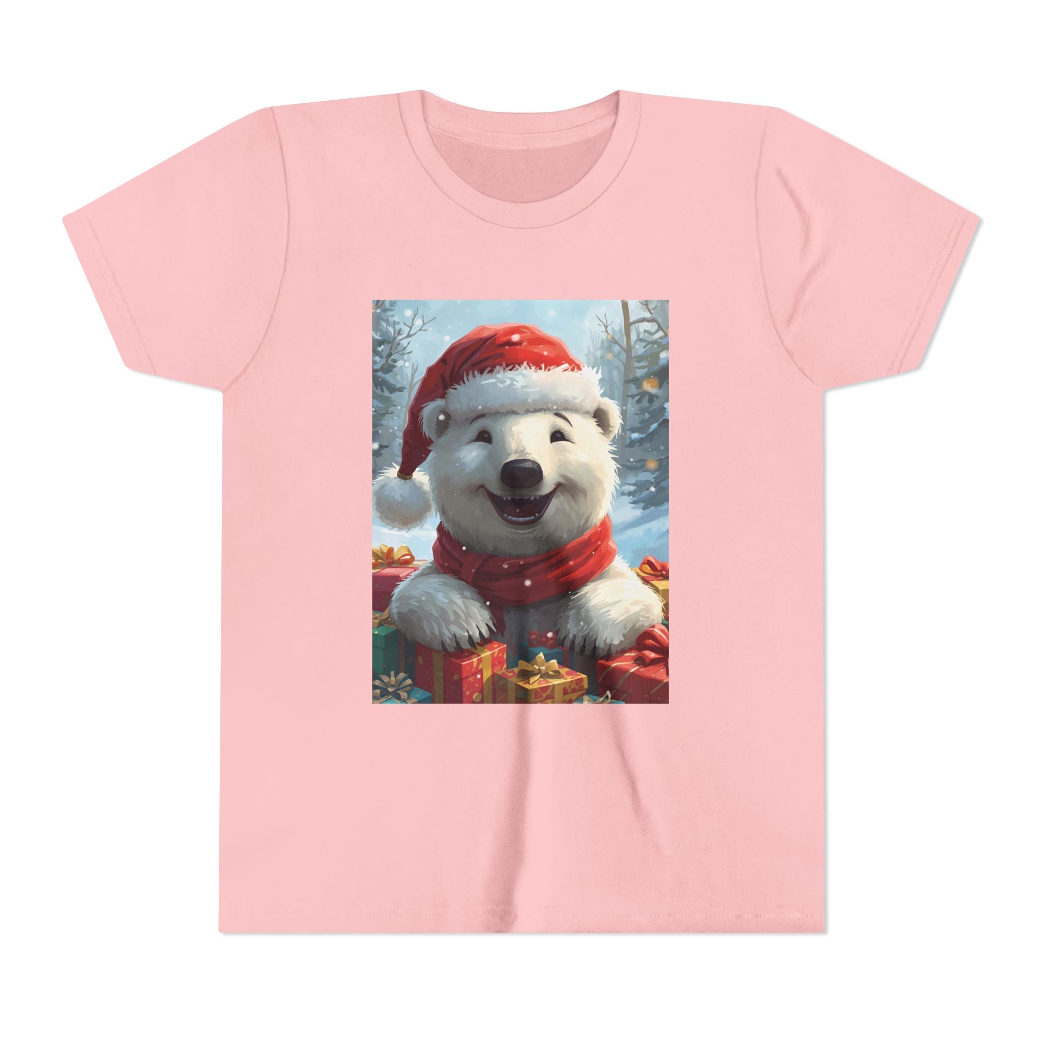 Christmas Bear Youth Short Sleeve Tee