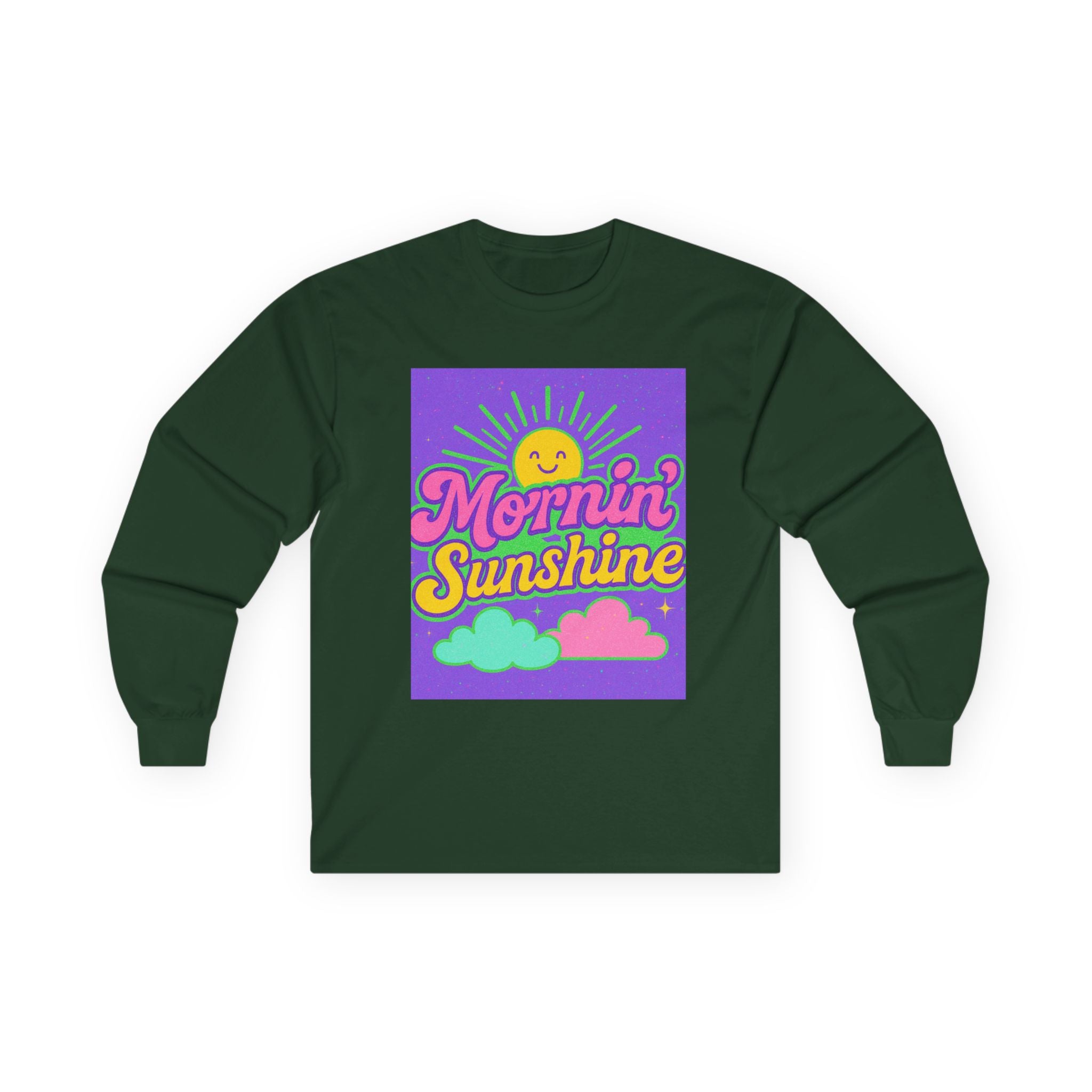 Mornin' Sunshine Long Sleeve Tee - Unisex Cotton Top for Cheerful Days