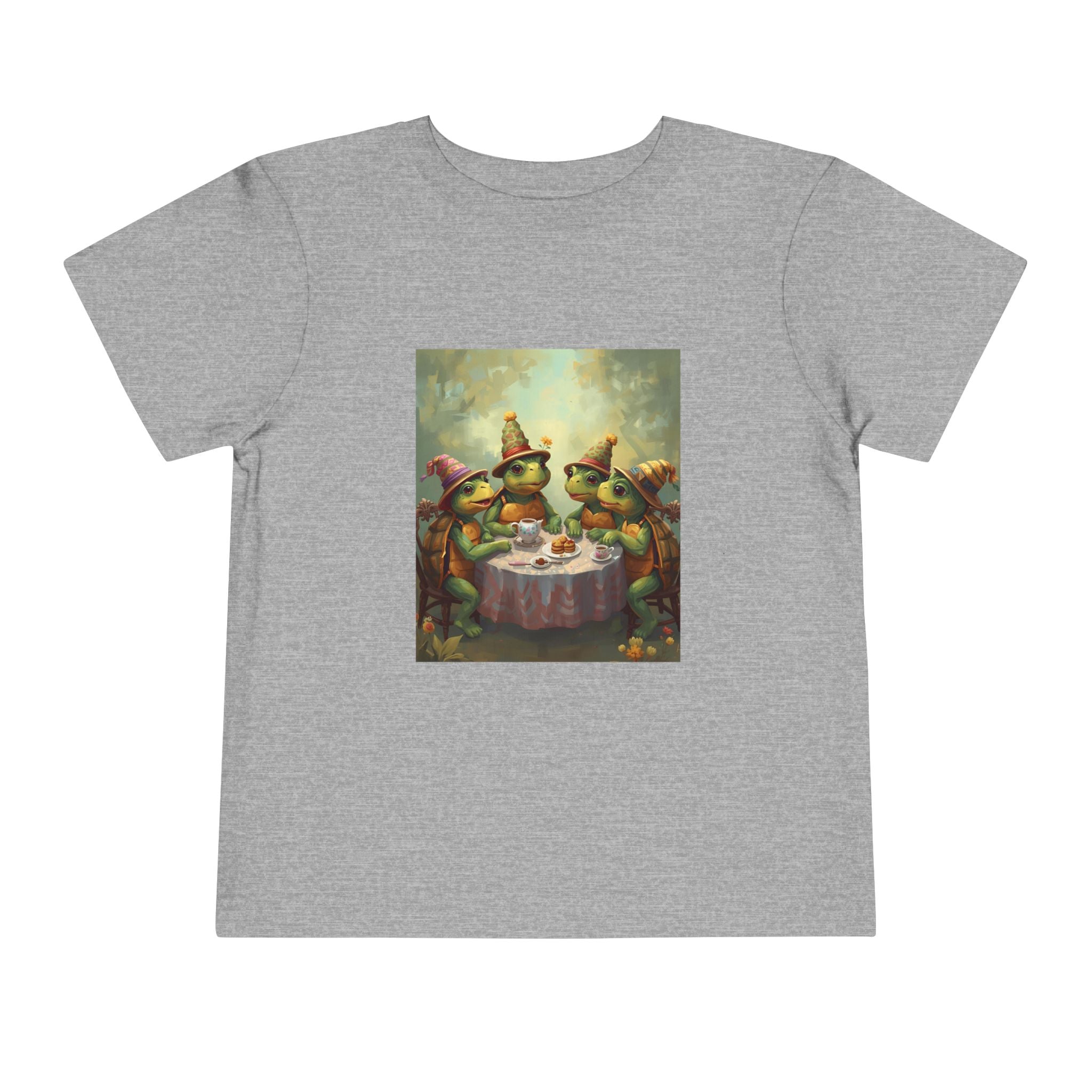 Whimsical Turtle Toddler Short Sleeve Tee