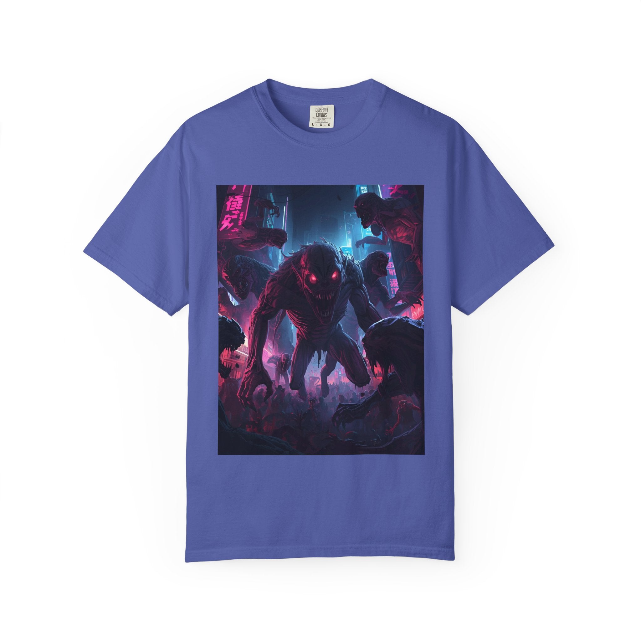 Spooky Creature Gothic Horror Unisex T-Shirt, Spooky Graphic Tee, Unique Gift for Halloween, Vintage-Inspired Horror Tee, Monster Art Shirt