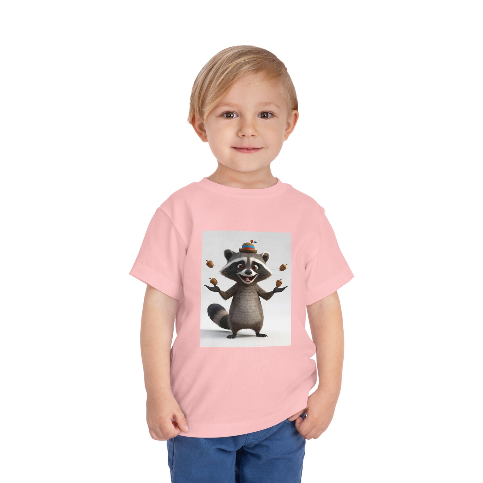 Raccoon Toddler Short Sleeve Tee