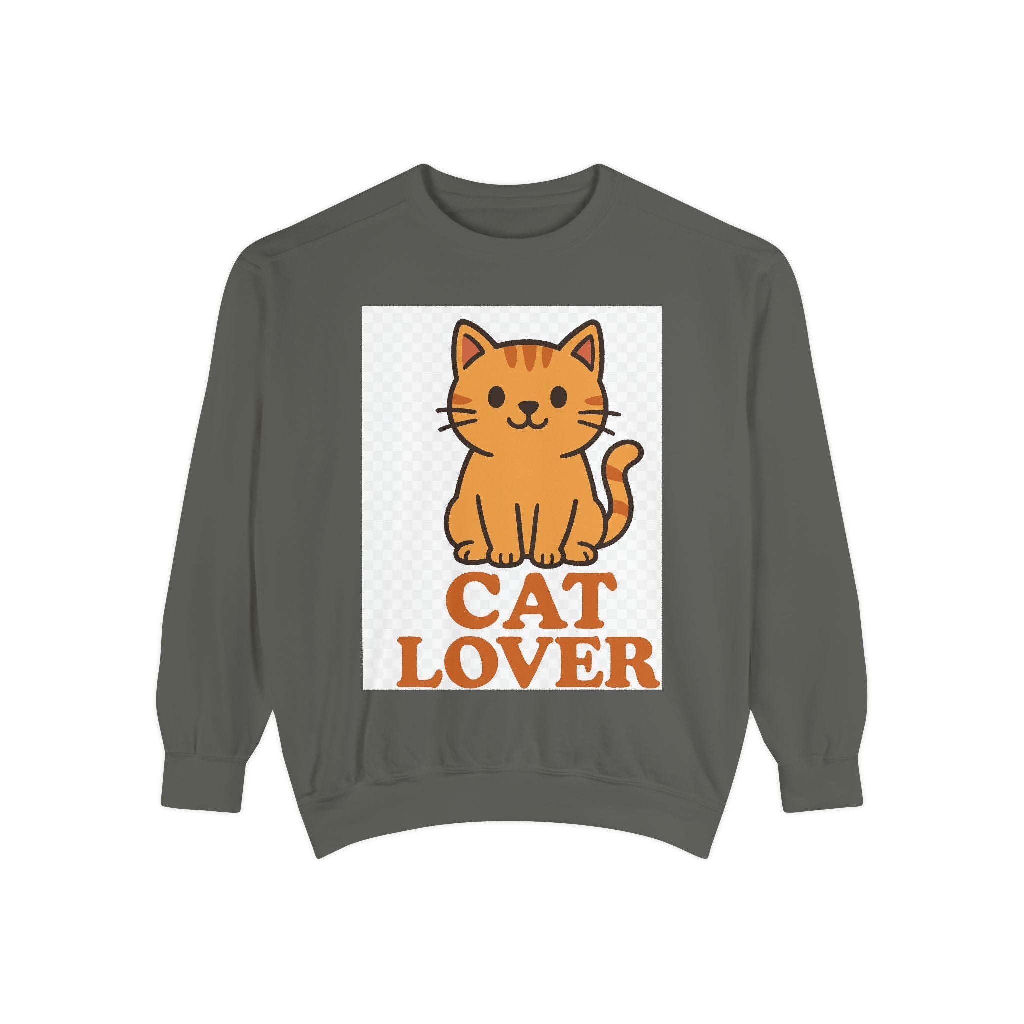 Cat Lover Unisex Garment-Dyed Sweatshirt