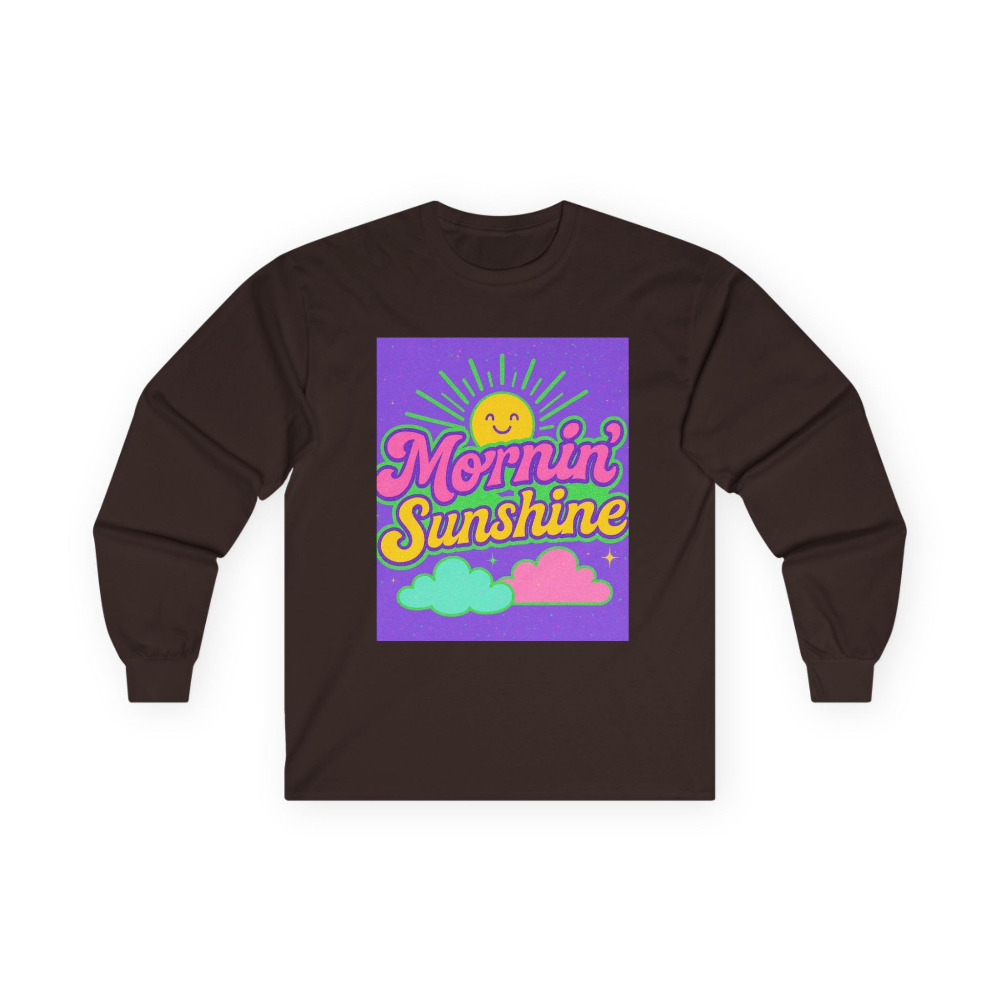 Mornin' Sunshine Long Sleeve Tee - Unisex Cotton Top for Cheerful Days