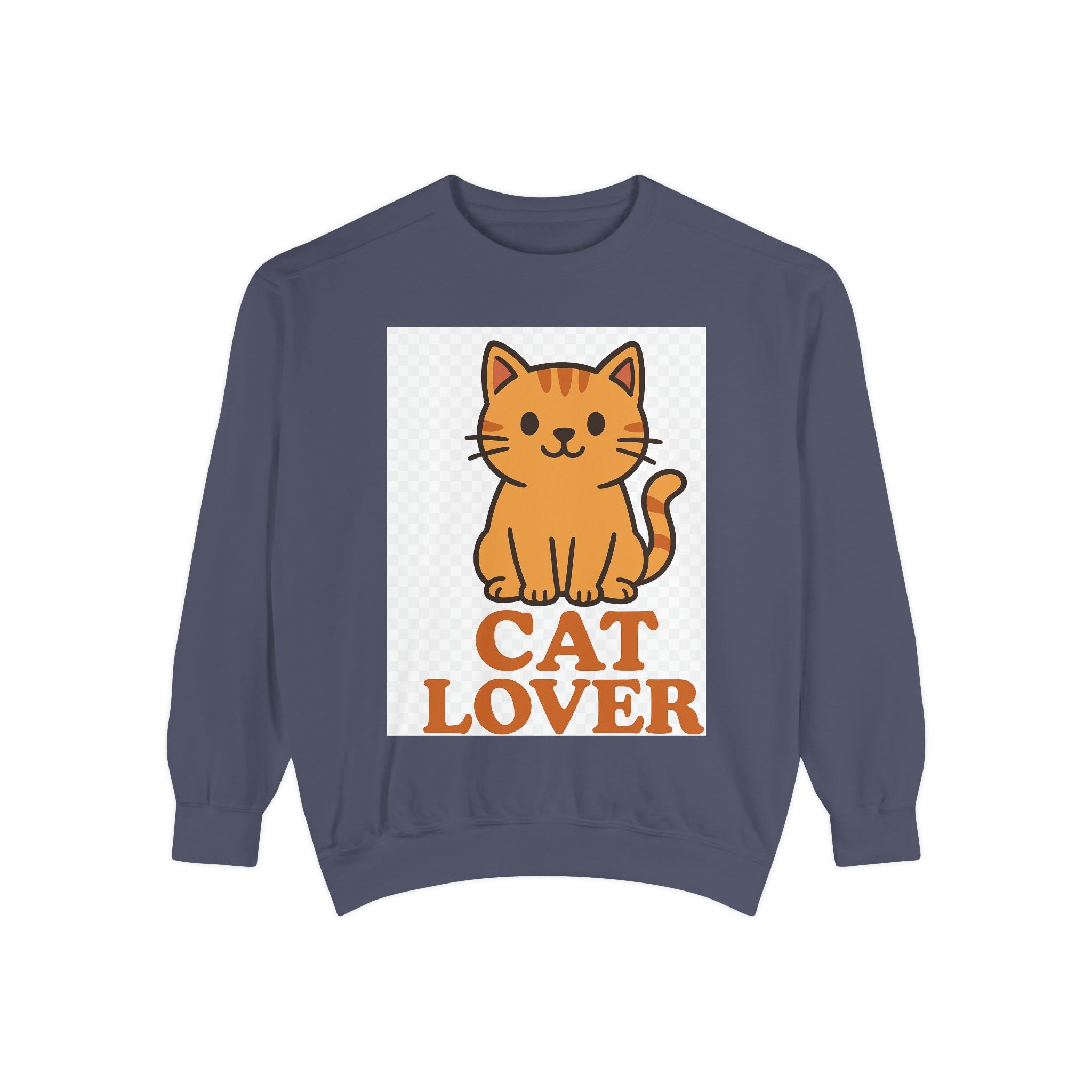 Cat Lover Unisex Garment-Dyed Sweatshirt