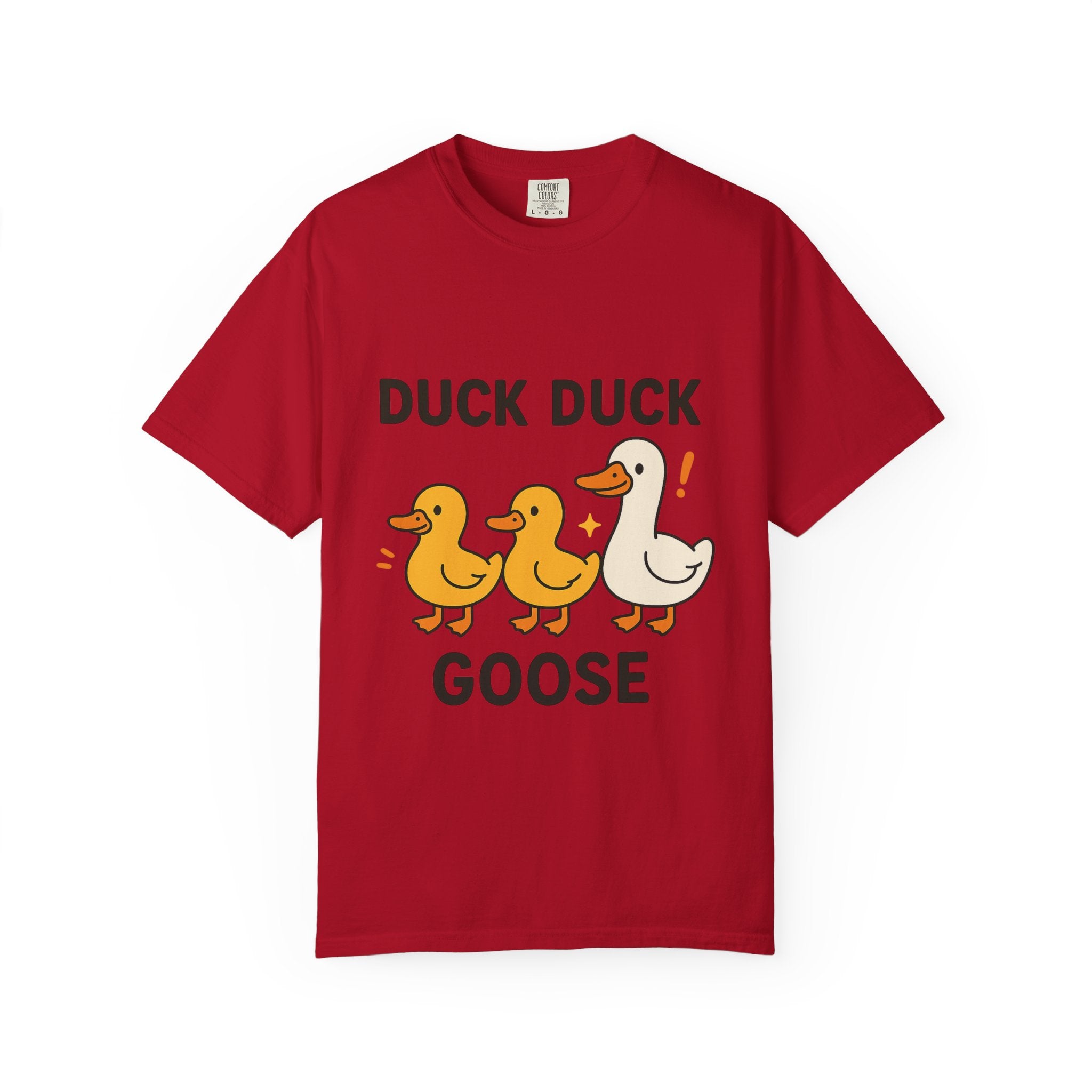 Duck Duck Goose Unisex T-Shirt, Funny Animal Shirt, Cute Gift for Kids, Family Game Night Tee, Everyday Casual Wear, Playful Graphic Top