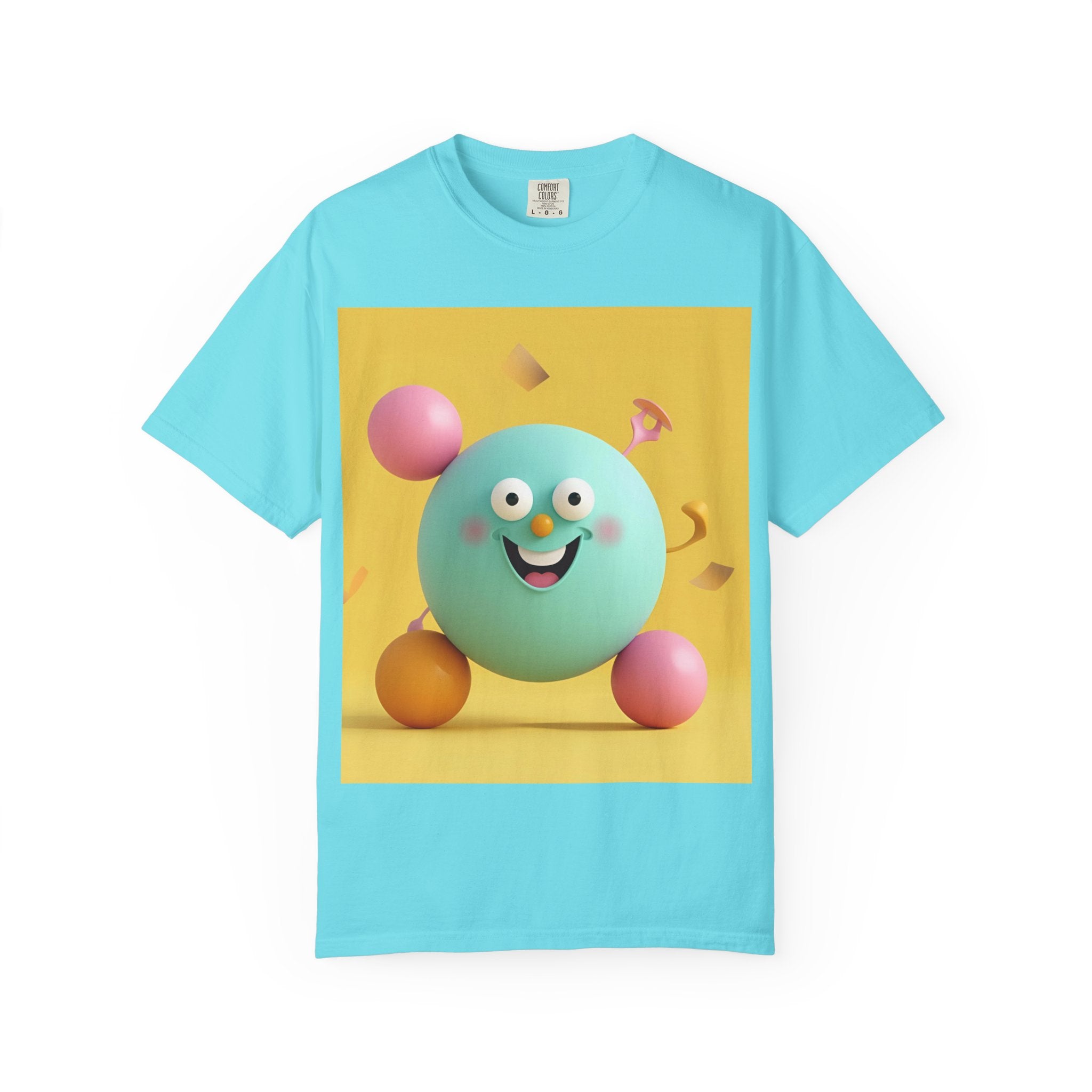 Playful Colorful Cartoon T-Shirt for Fun-Loving Souls, Graphic Tee, Gift for Kids & Adults, Birthday Party Outfit, Casual Wear, Housewarming Gift