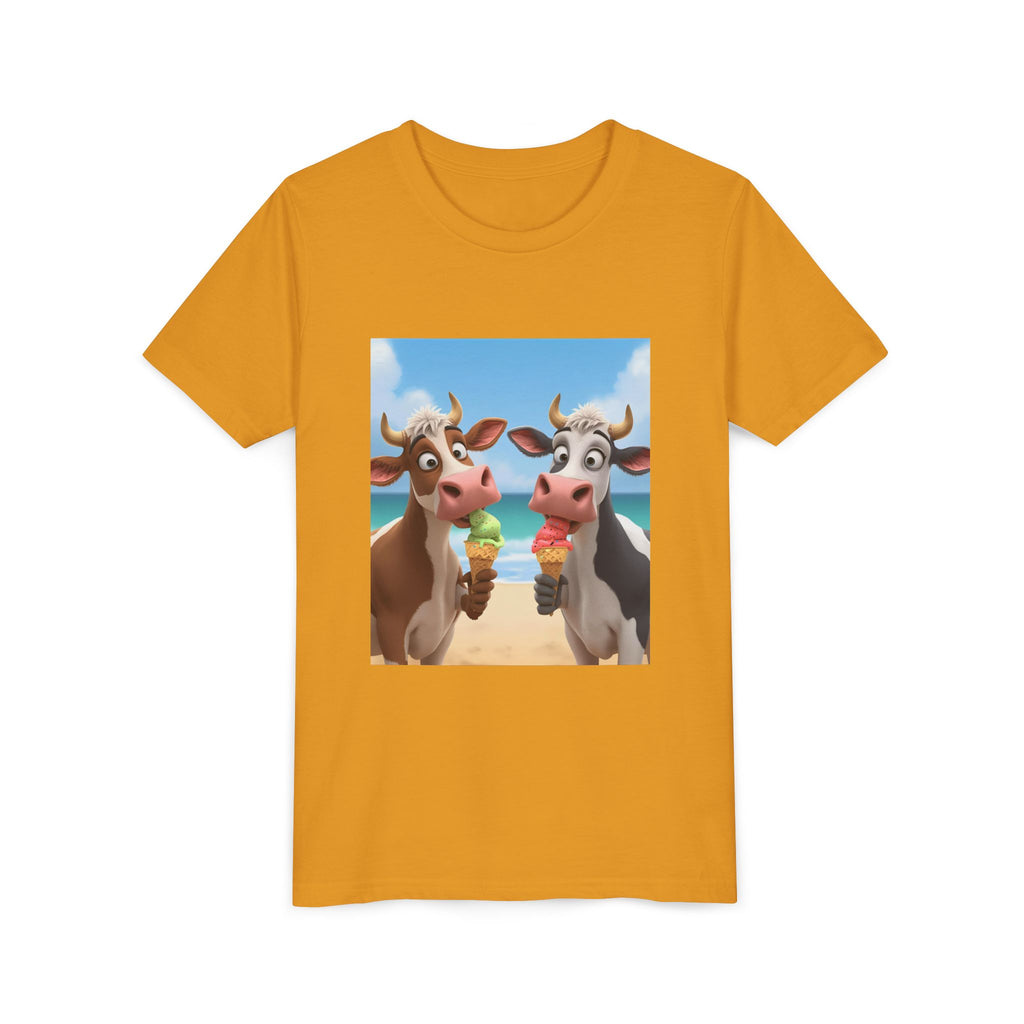 Beachy Cow Youth Short Sleeve Tee
