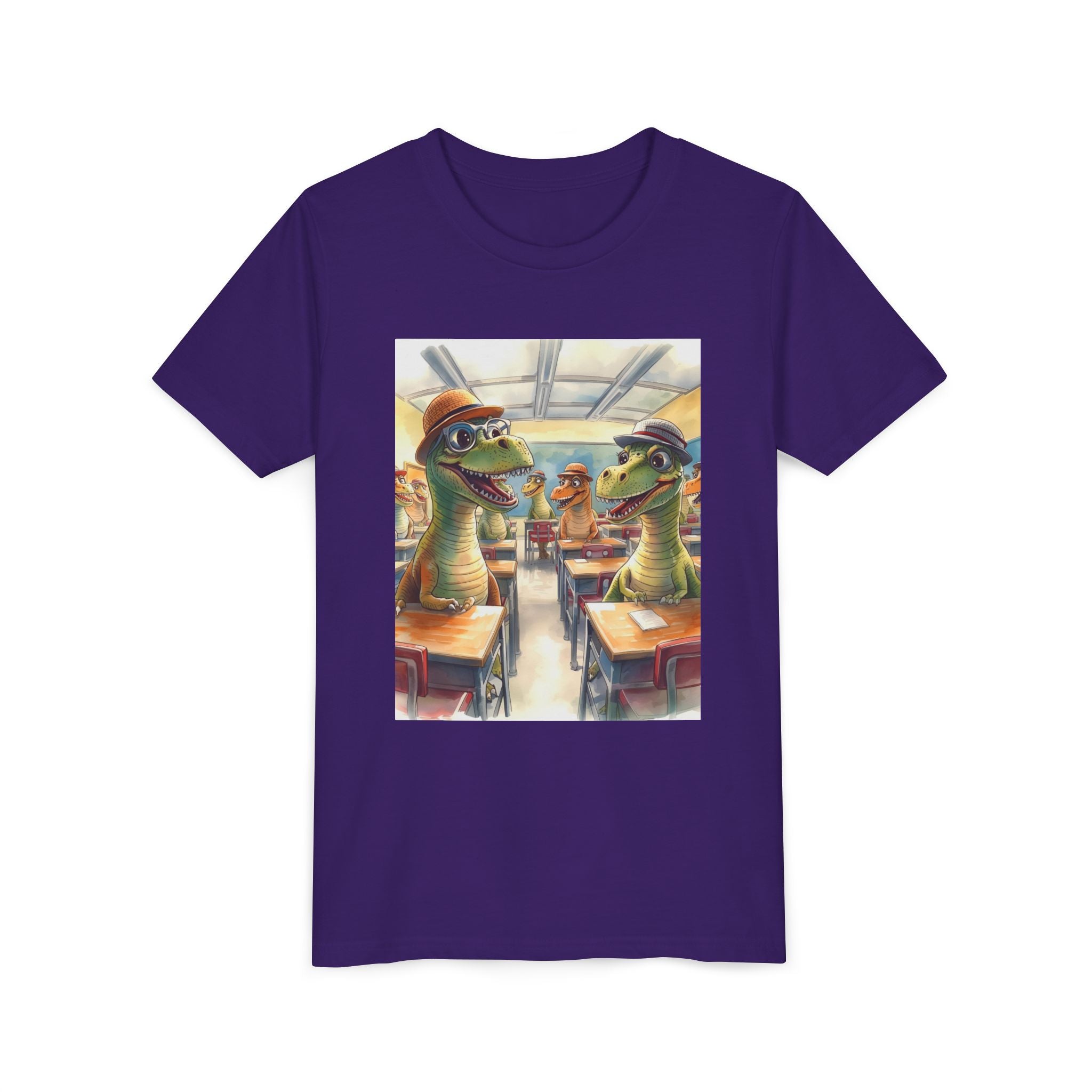 Dinosaur Classroom Youth Short Sleeve Tee