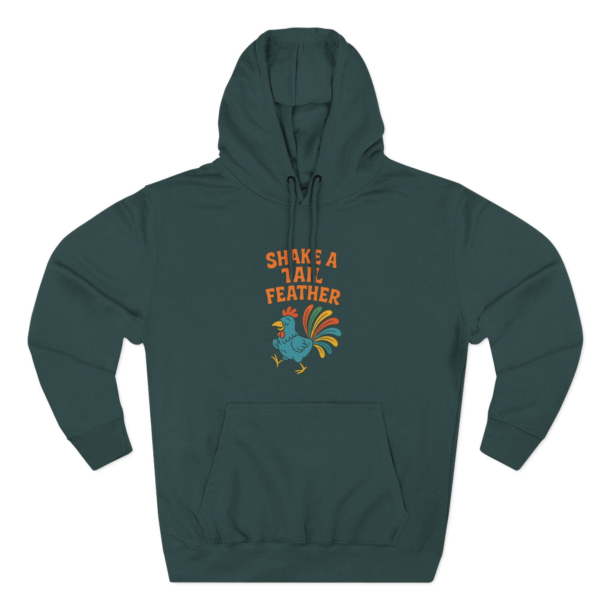 Shake A Tail Feather Three-Panel Fleece Hoodie