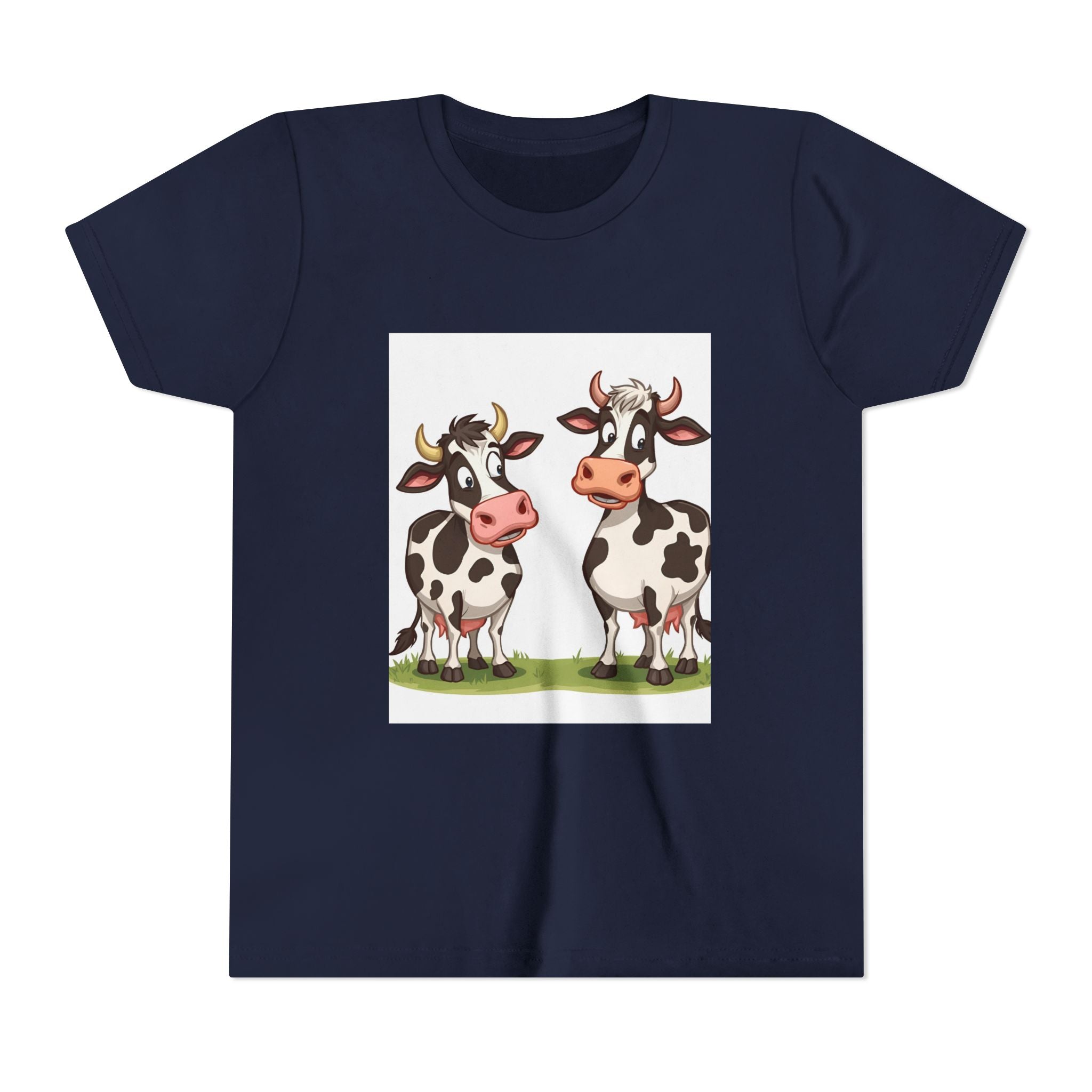 Cute Cows Youth Short Sleeve Tee