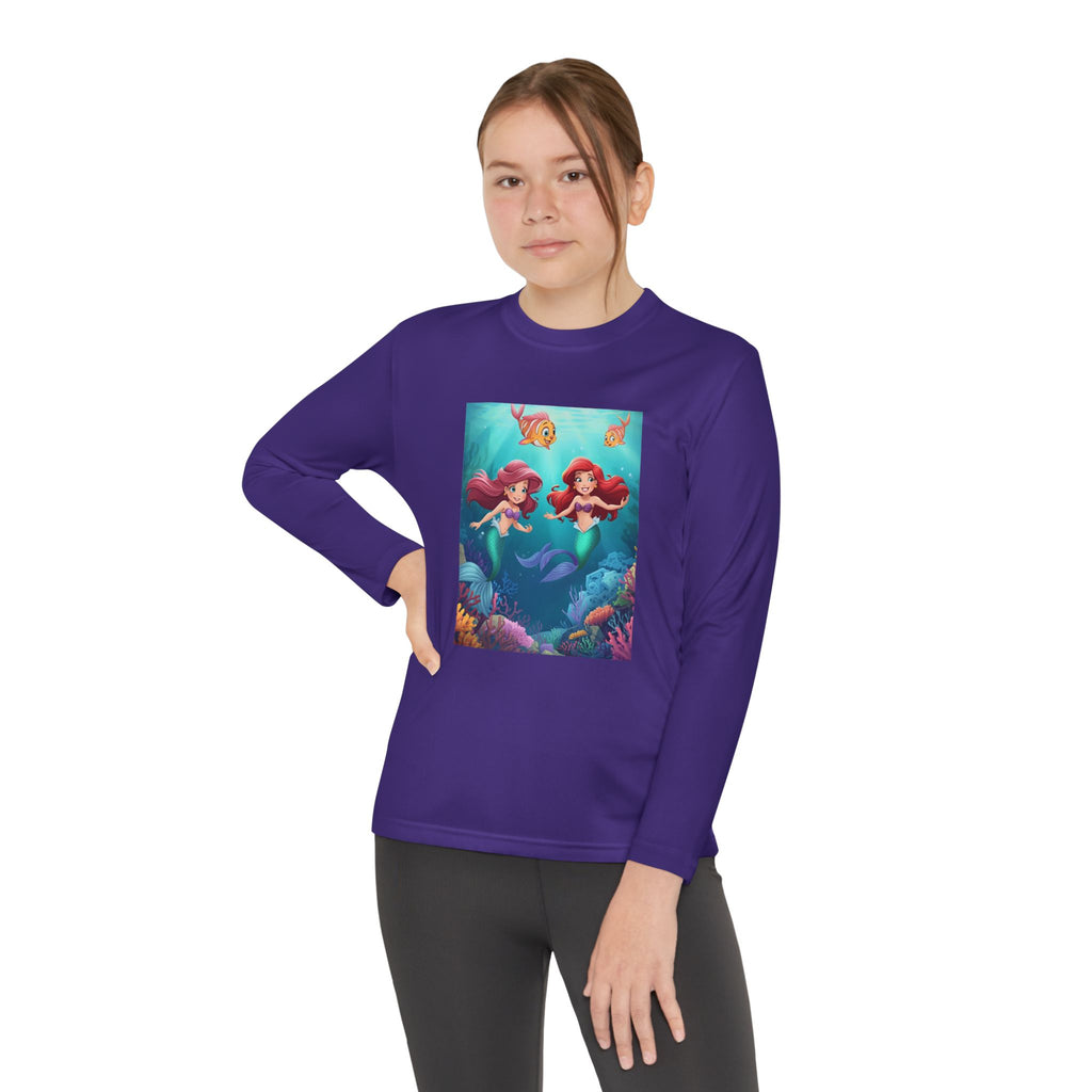 Mermaid Youth Long Sleeve Competitor Tee