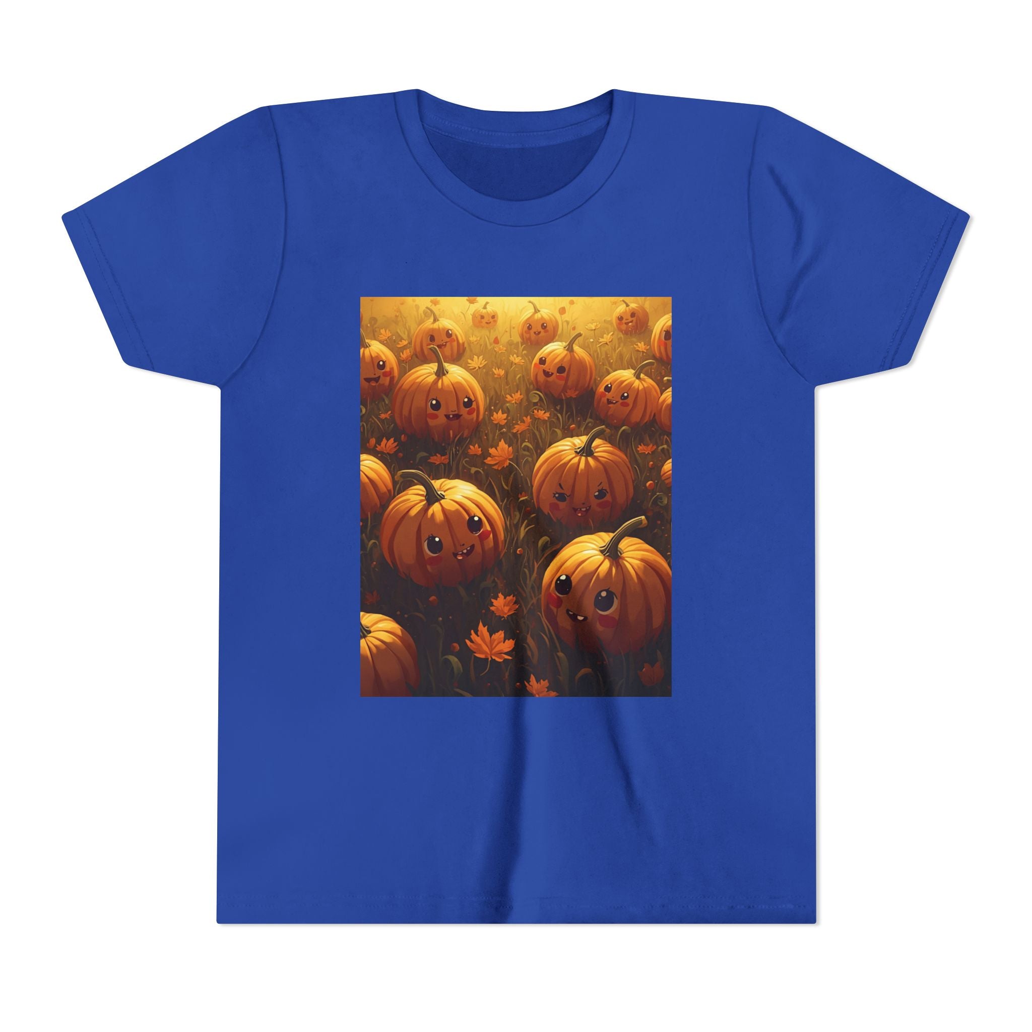Pumpkin Halloween Youth Tee, Fall Shirt, Halloween Gift, Kids Halloween Apparel, Harvest Celebration T-shirt