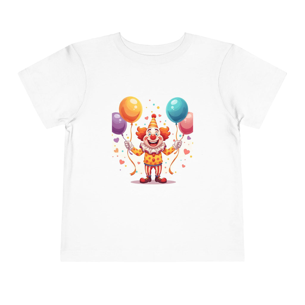 Funny Clown Toddler Short Sleeve Tee