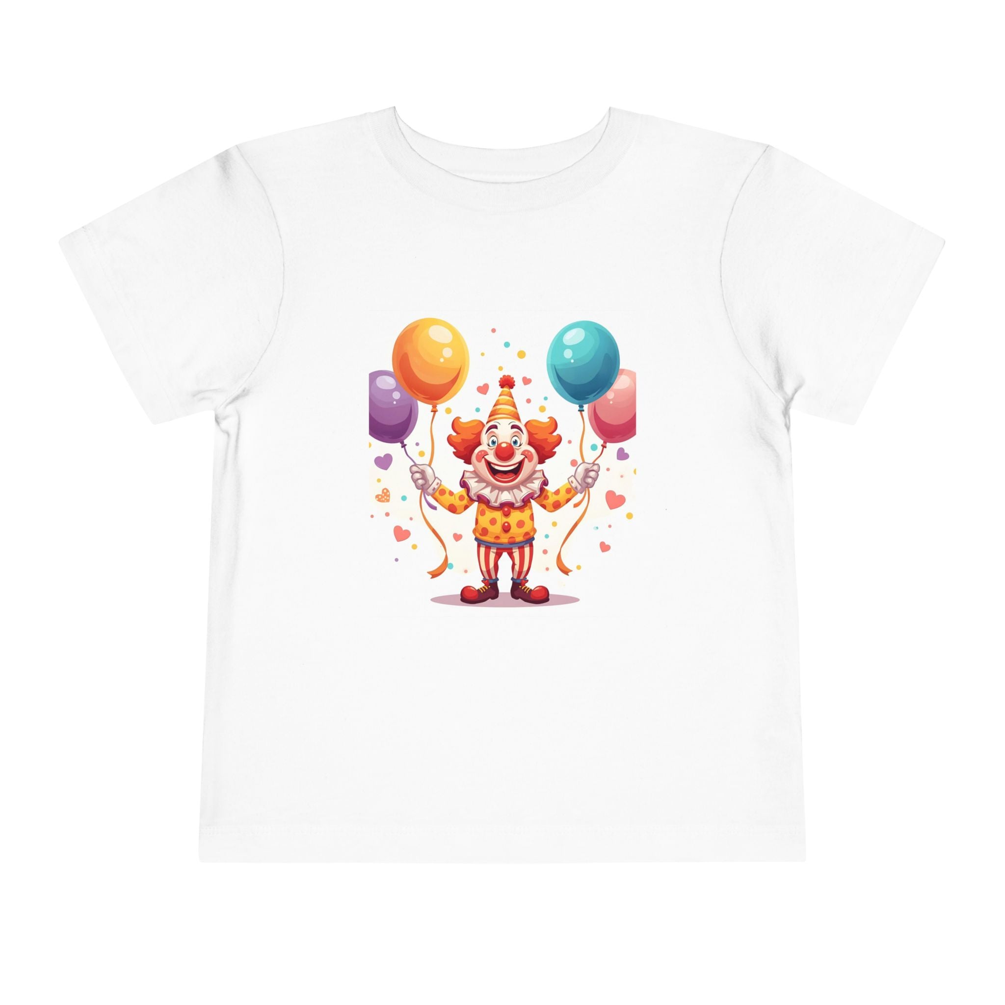 Funny Clown Toddler Short Sleeve Tee