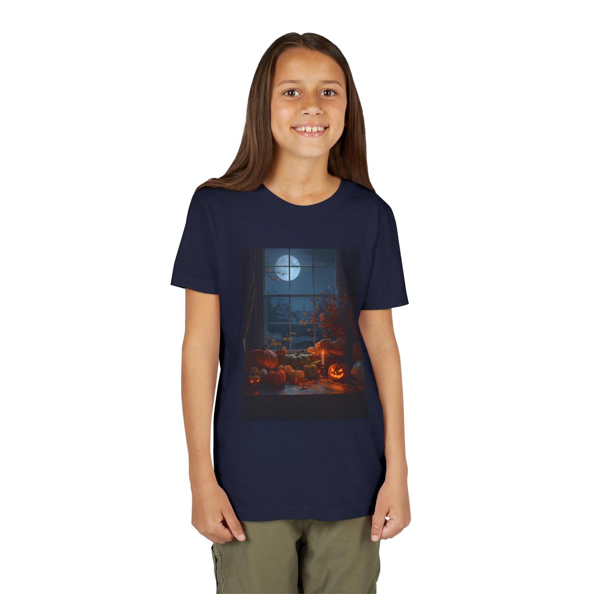 Halloween Pumpkin Youth Short Sleeve Tee