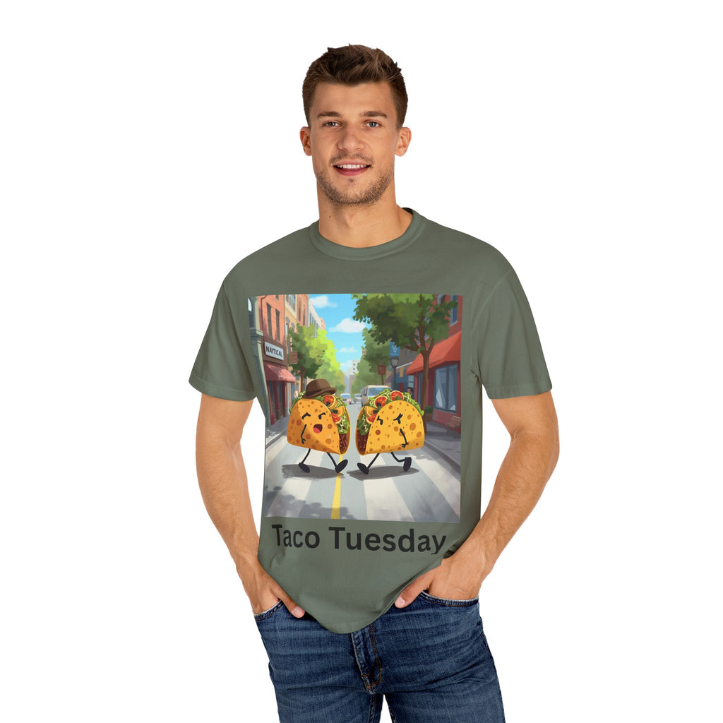 Taco Tuesday Unisex Garment-Dyed T-shirt