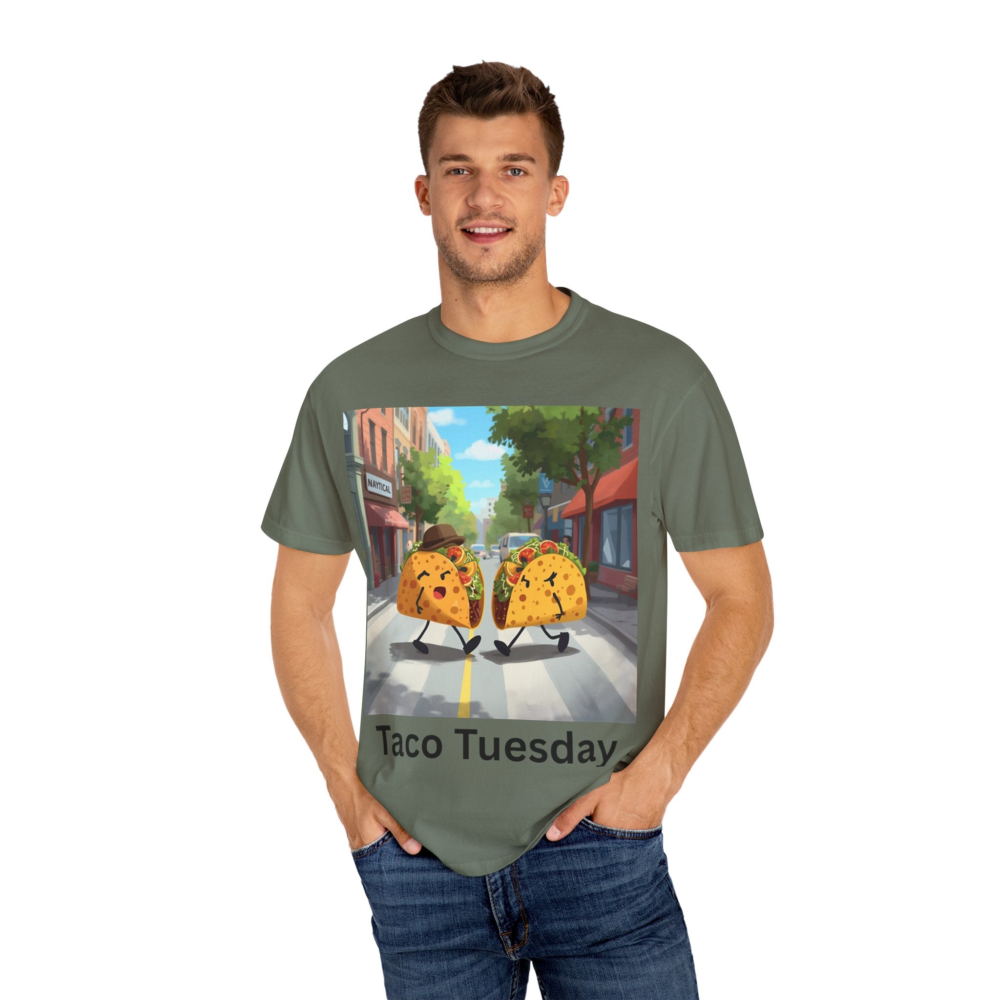 Taco Tuesday Unisex Garment-Dyed T-shirt