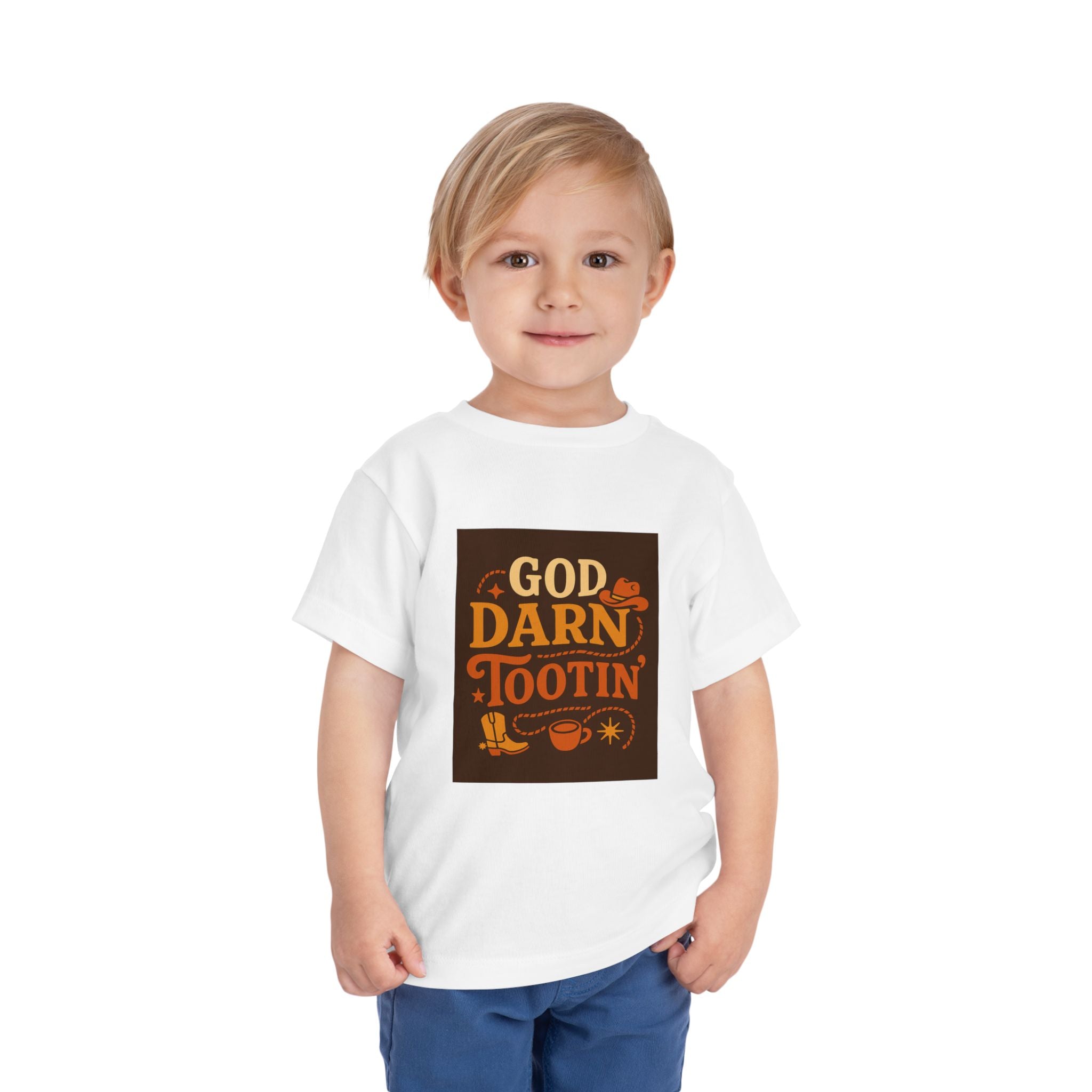 God Darn Tootin Toddler Short Sleeve Tee