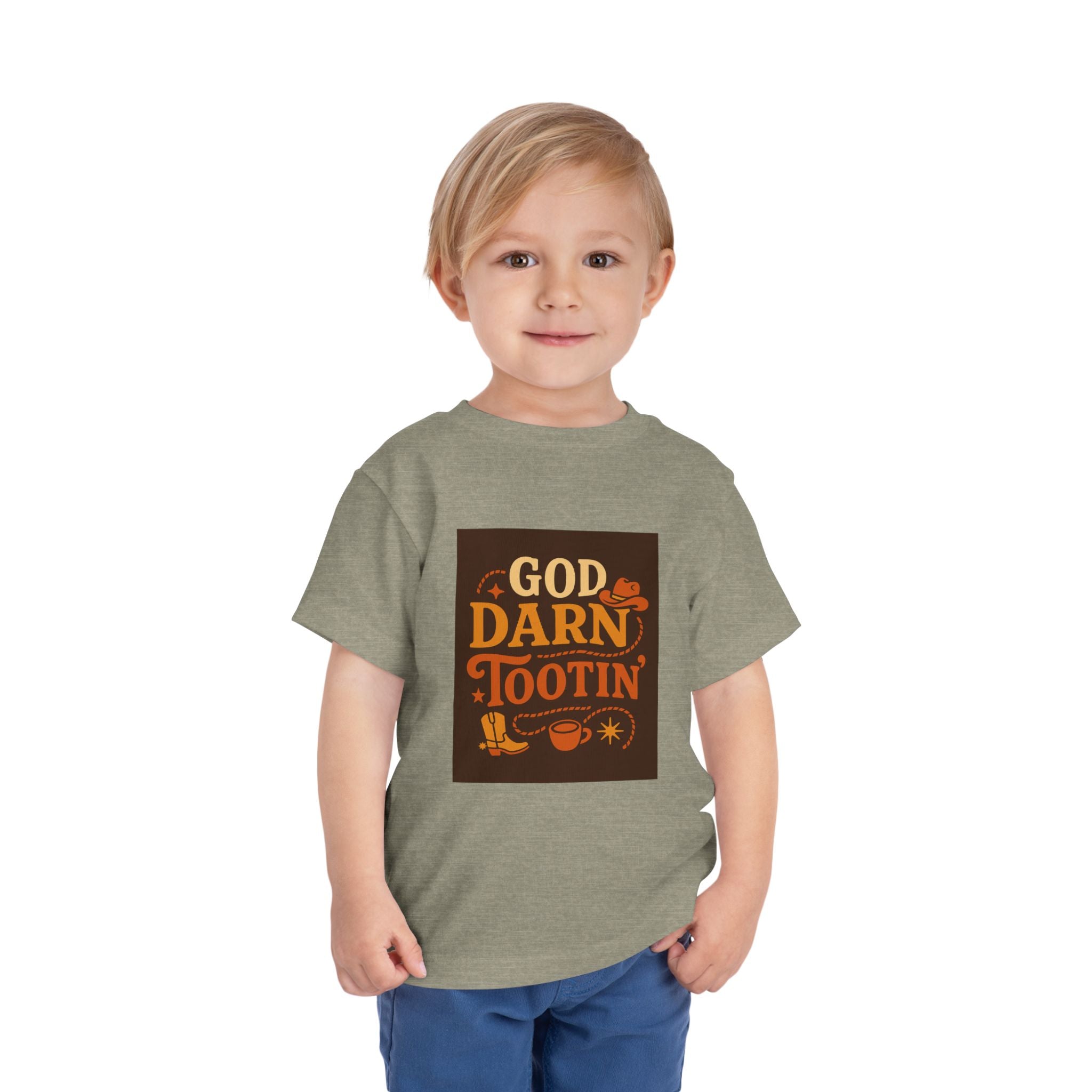 God Darn Tootin Toddler Short Sleeve Tee