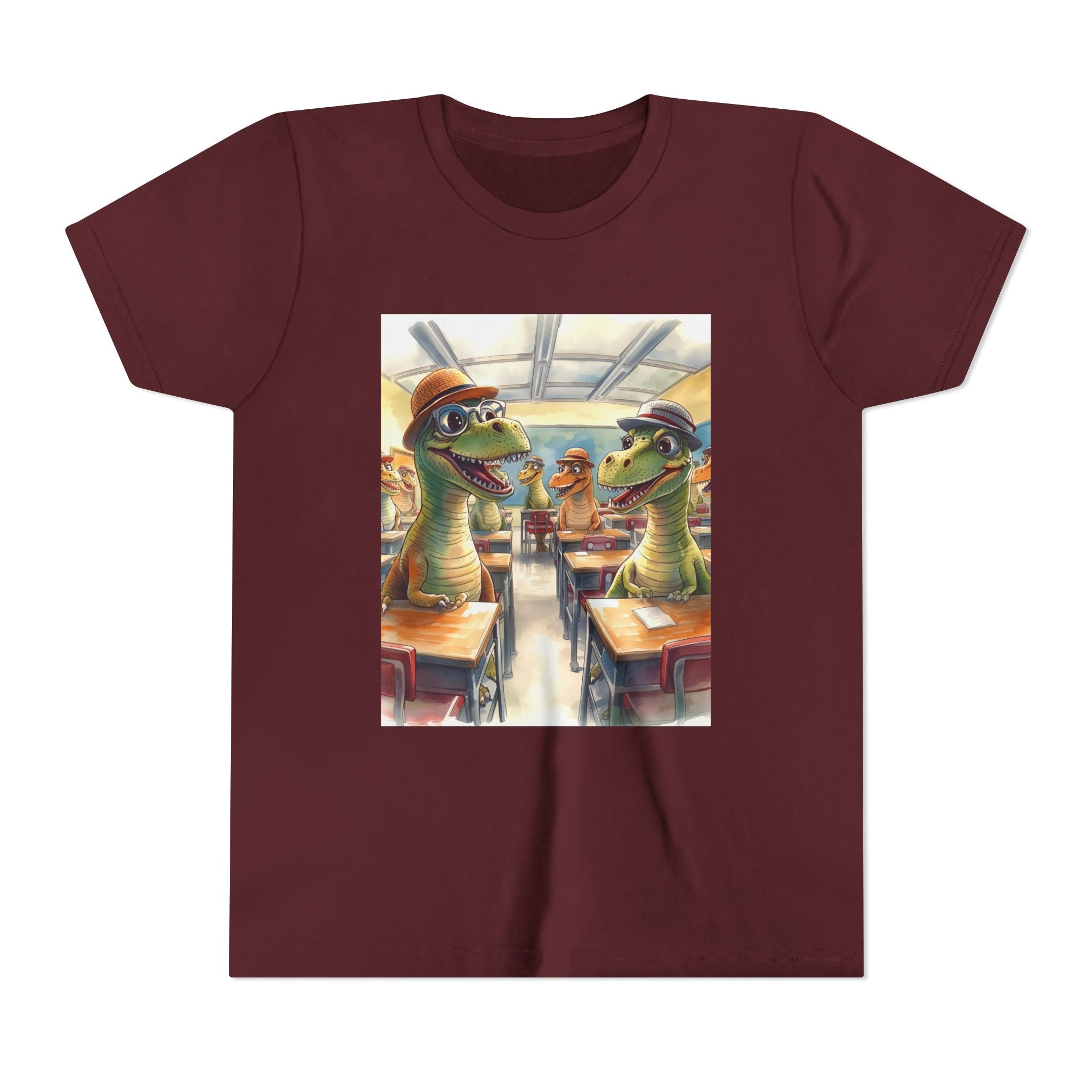 Dinosaur Classroom Youth Short Sleeve Tee