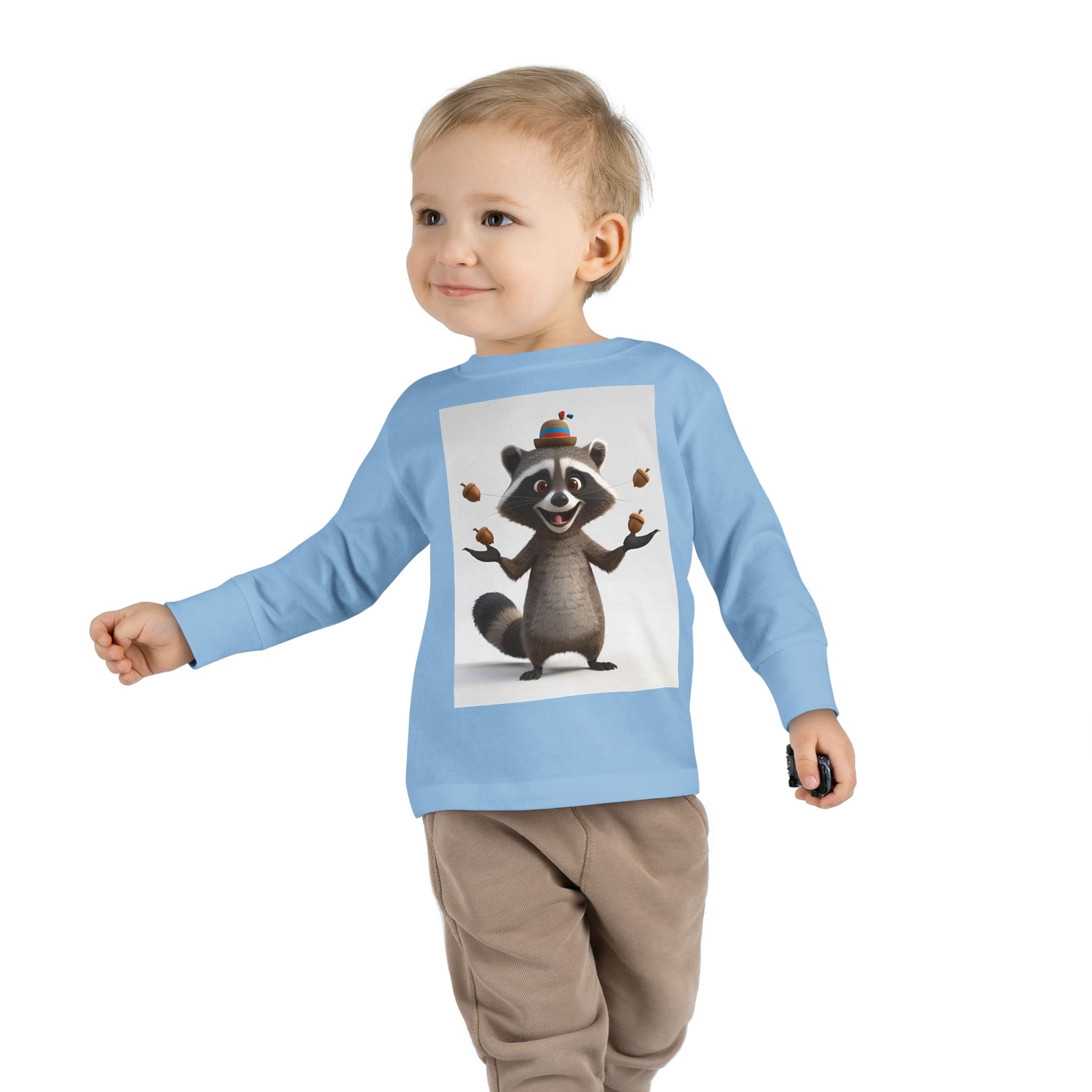 Raccoon Toddler Long Sleeve Tee