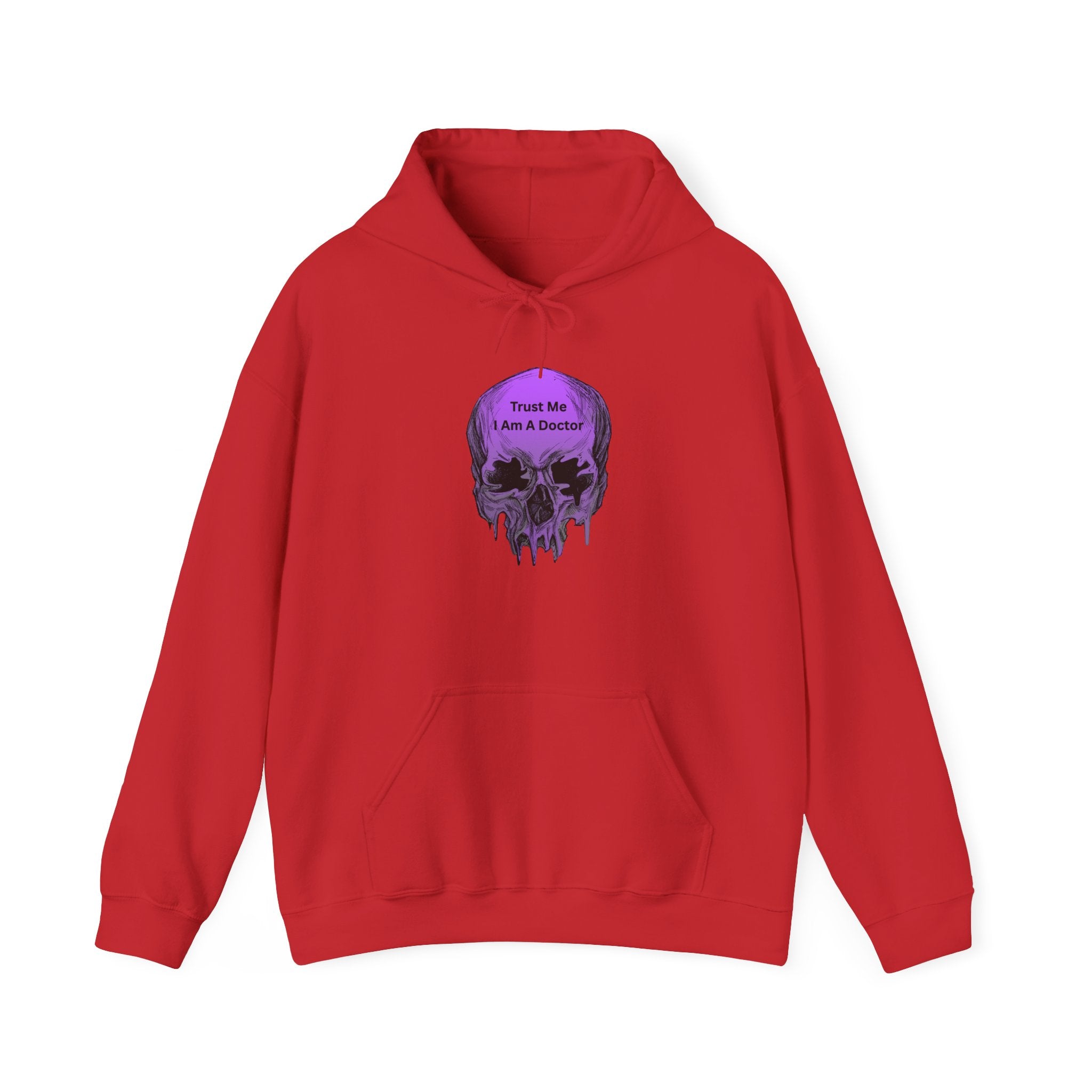 Skull Graphic Hoodie - Trust Me I Am A Boosted Spirit, Cozy Sweatshirt for Halloween, Casual Wear, Unique Gift