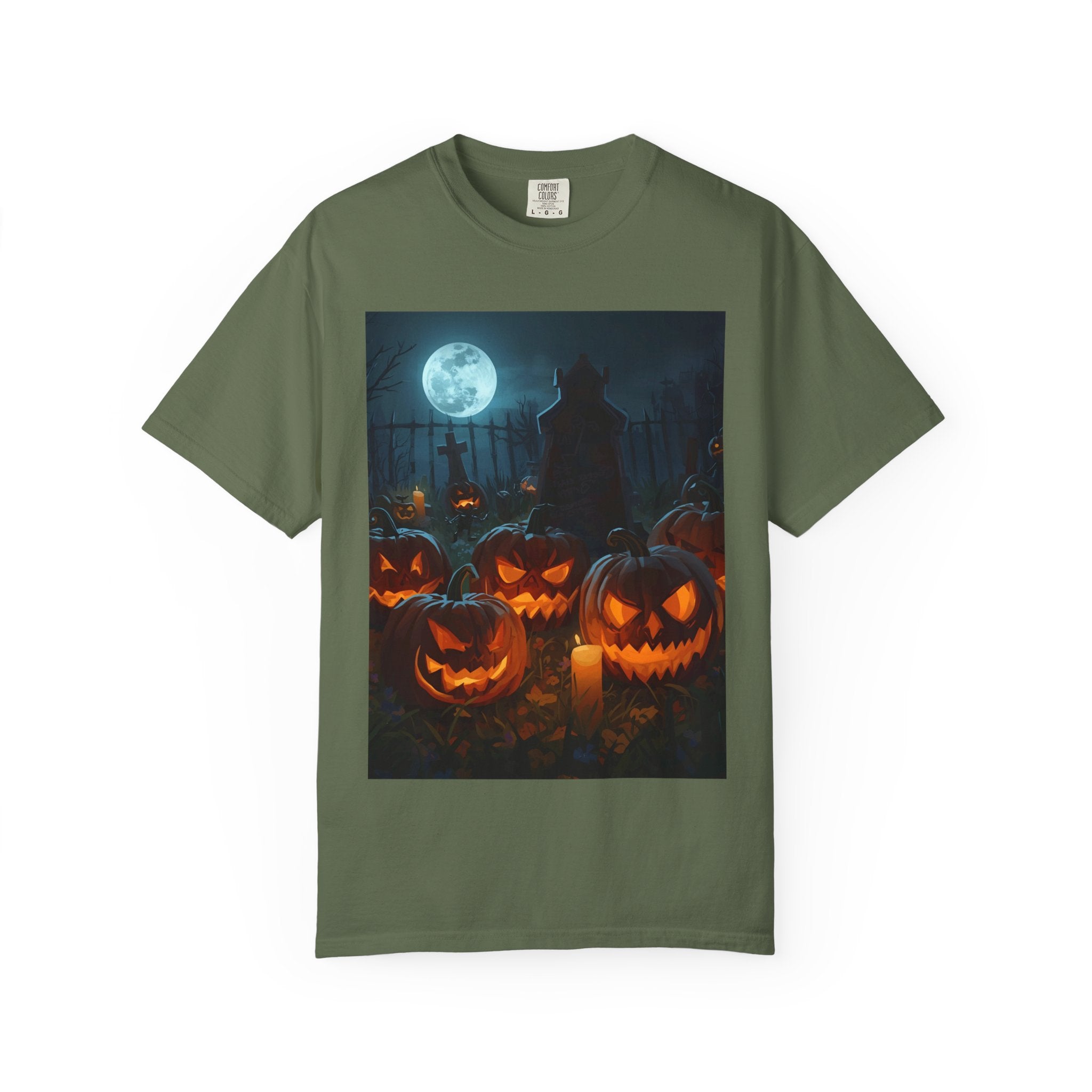 Halloween Pumpkin Unisex T-Shirt, Spooky Shirt, Fall Apparel, Halloween Costume, Casual Wear, Party Shirt