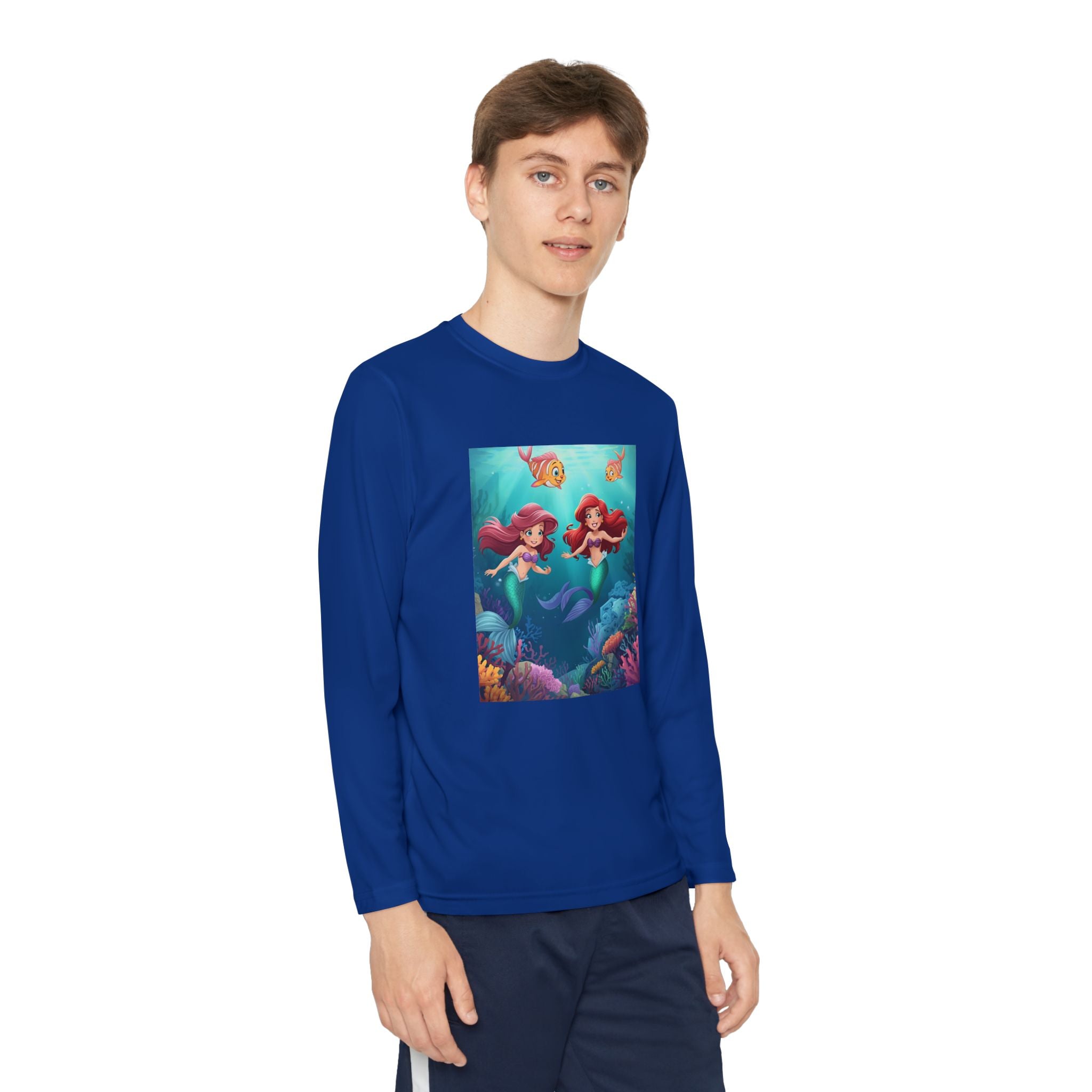 Mermaid Youth Long Sleeve Competitor Tee