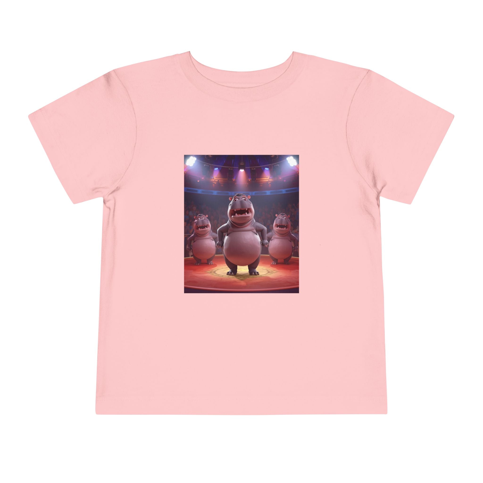 Hippo Funny Toddler Short Sleeve Tee
