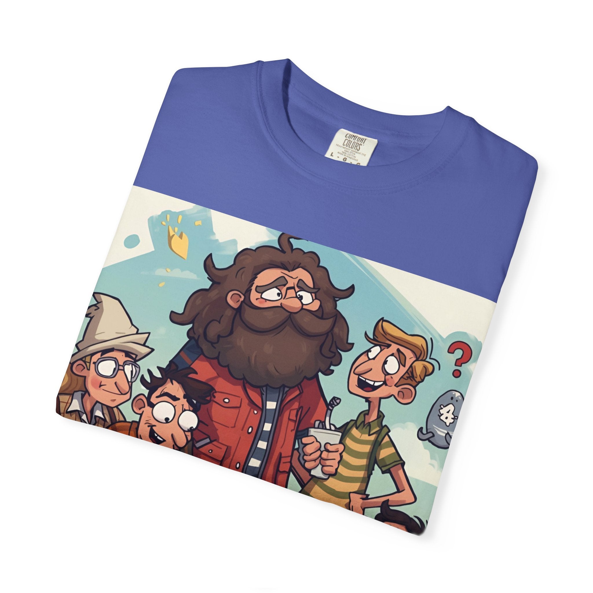 Charming Cartoon Graphic Tee, Fun Unisex T-shirt for Casual Wear, Unique Gift Ideas for Holidays, Family Gatherings, Cartoon Lovers, [...]